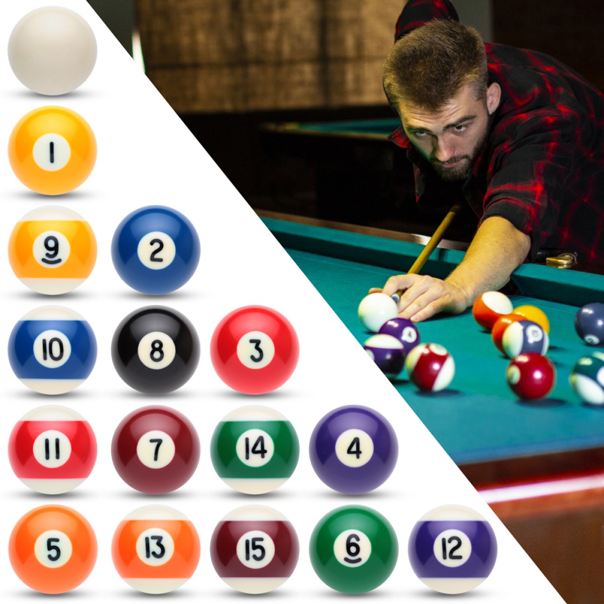 Billiardové gule inSPORTline Sferita · záber 1