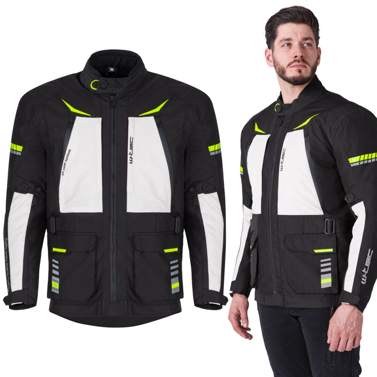 W-TEC Warao čierna-fluo - XL · záber 1