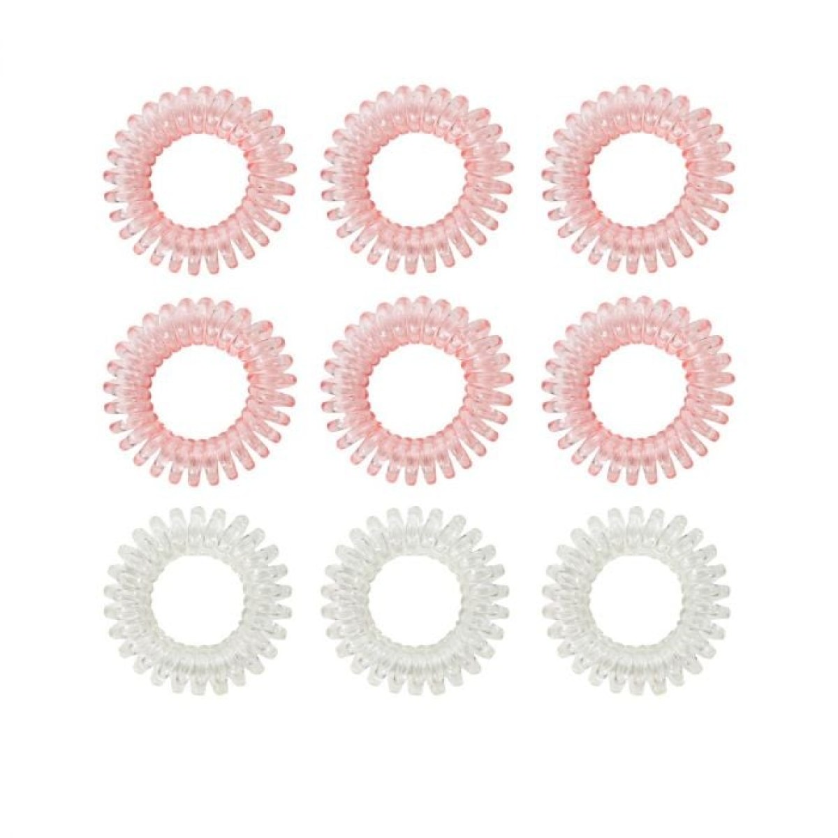 BeastPink Set špirálových gumičiek do vlasov pink · záber 1