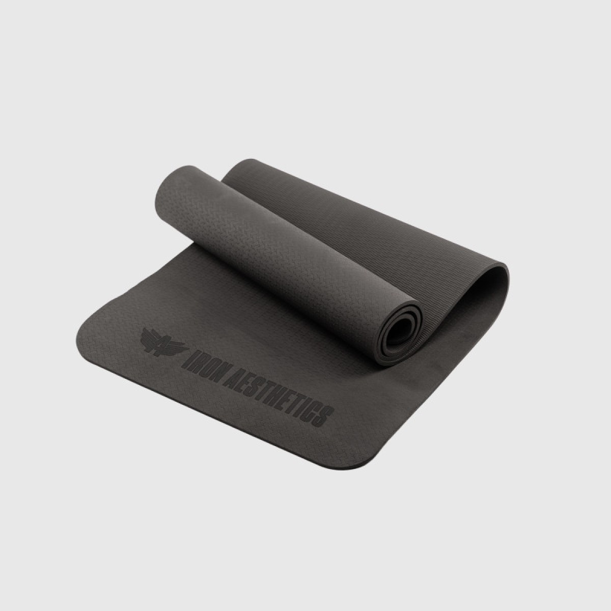 Podložka na cvičenie Iron Aesthetics Yoga Mat, čierna · záber 3