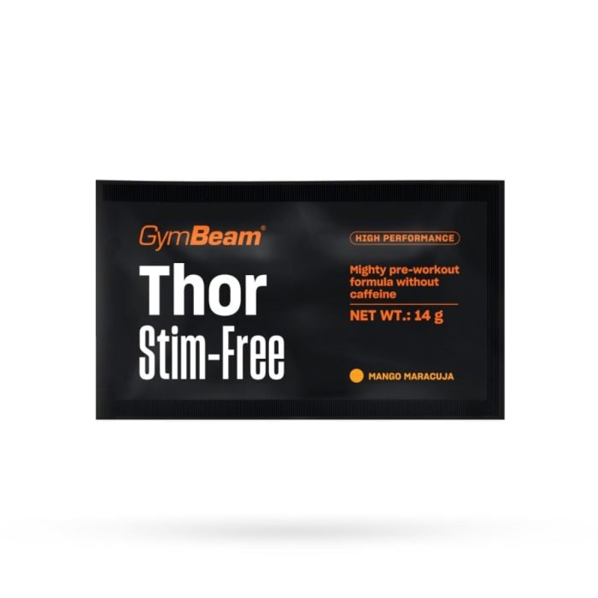 GymBeam Vzorka Thor Stim-free mango marakuja · záber 1