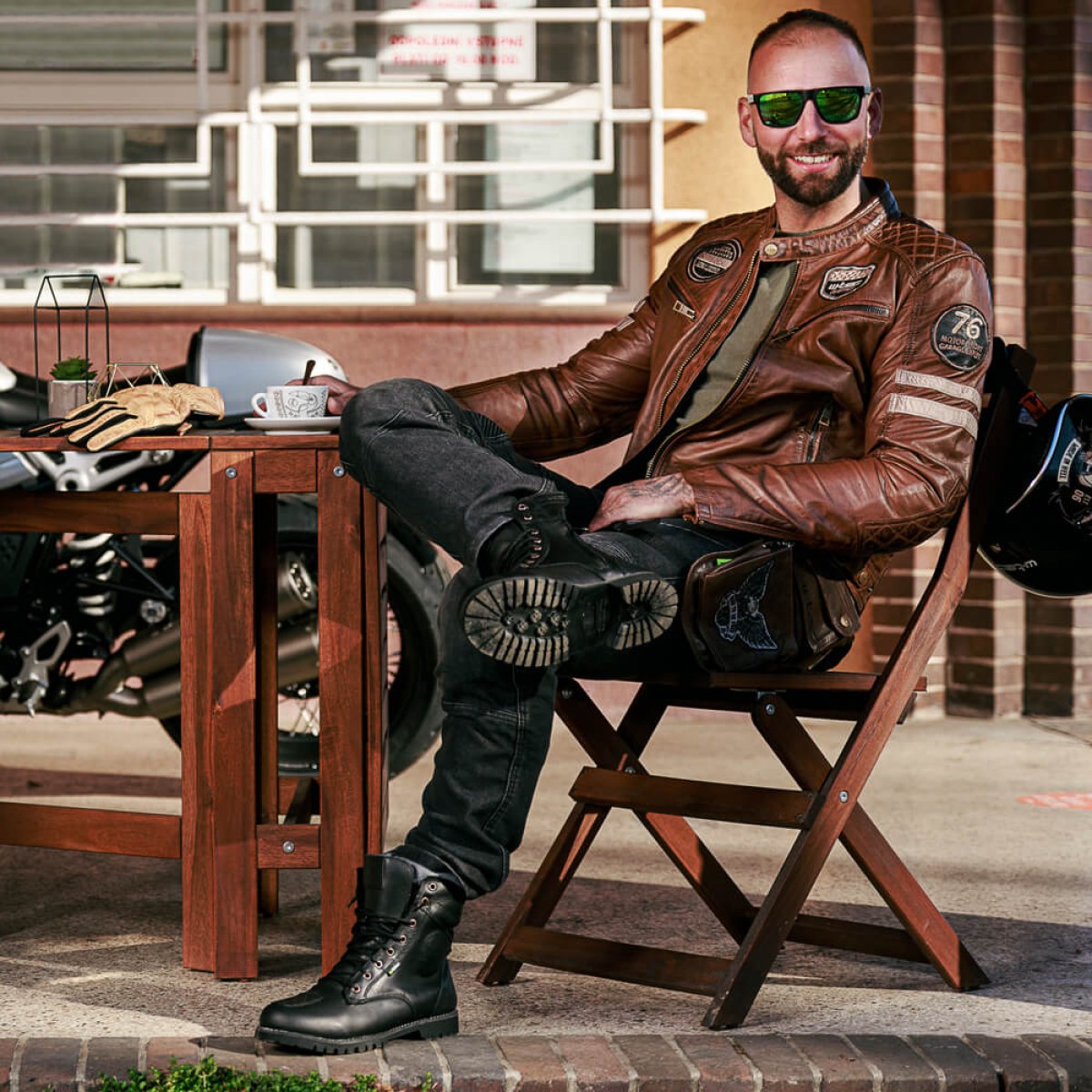 Moto topánky W-TEC Artway - Veľkosť: 43 | Farba: Čierna · záber 2