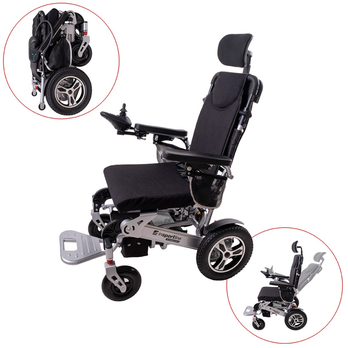 inSPORTline Hawkie Evo II 700W strieborná · záber 1