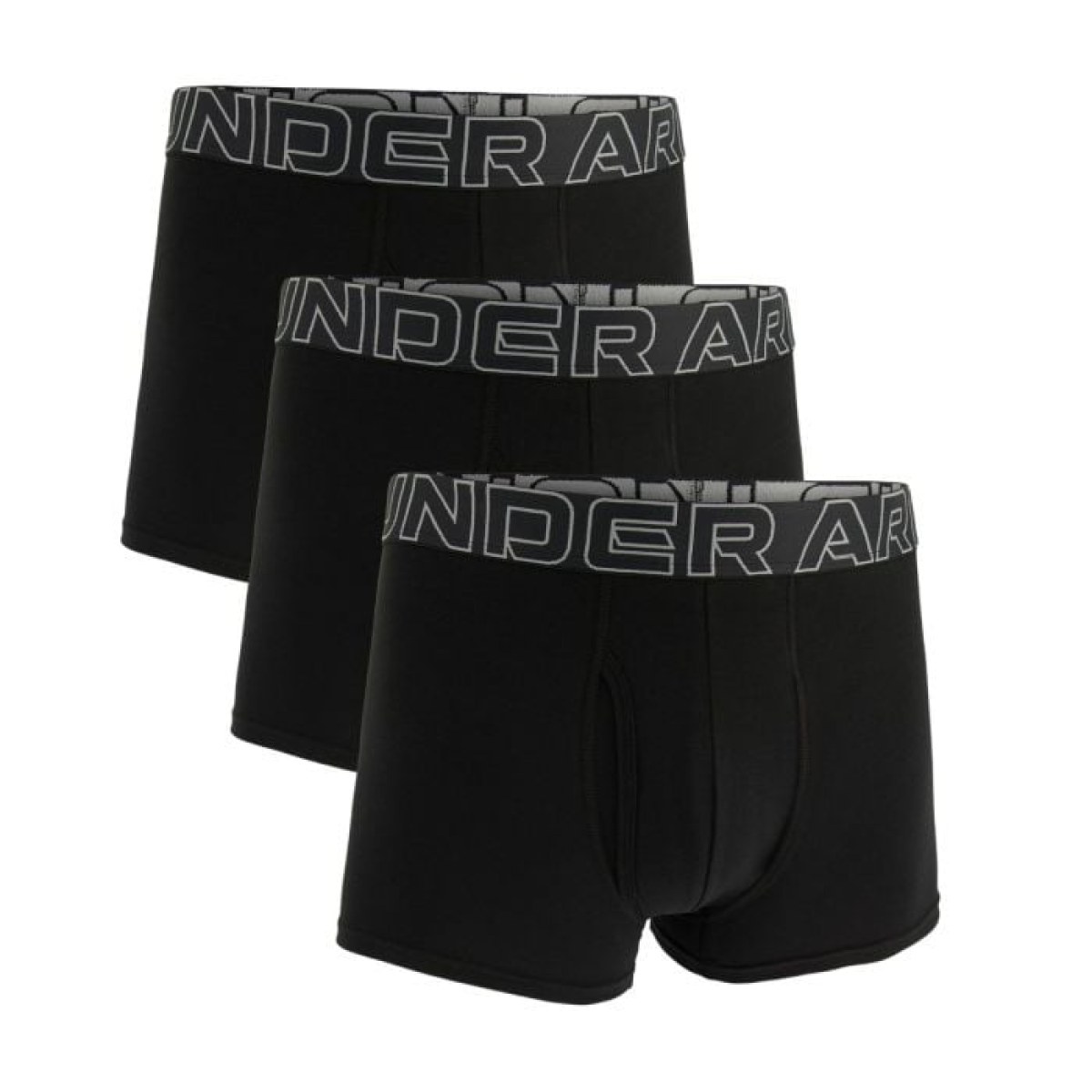 Under Armour Pánske boxerky Perf Cotton 3in 3Pack Black MM · záber 1