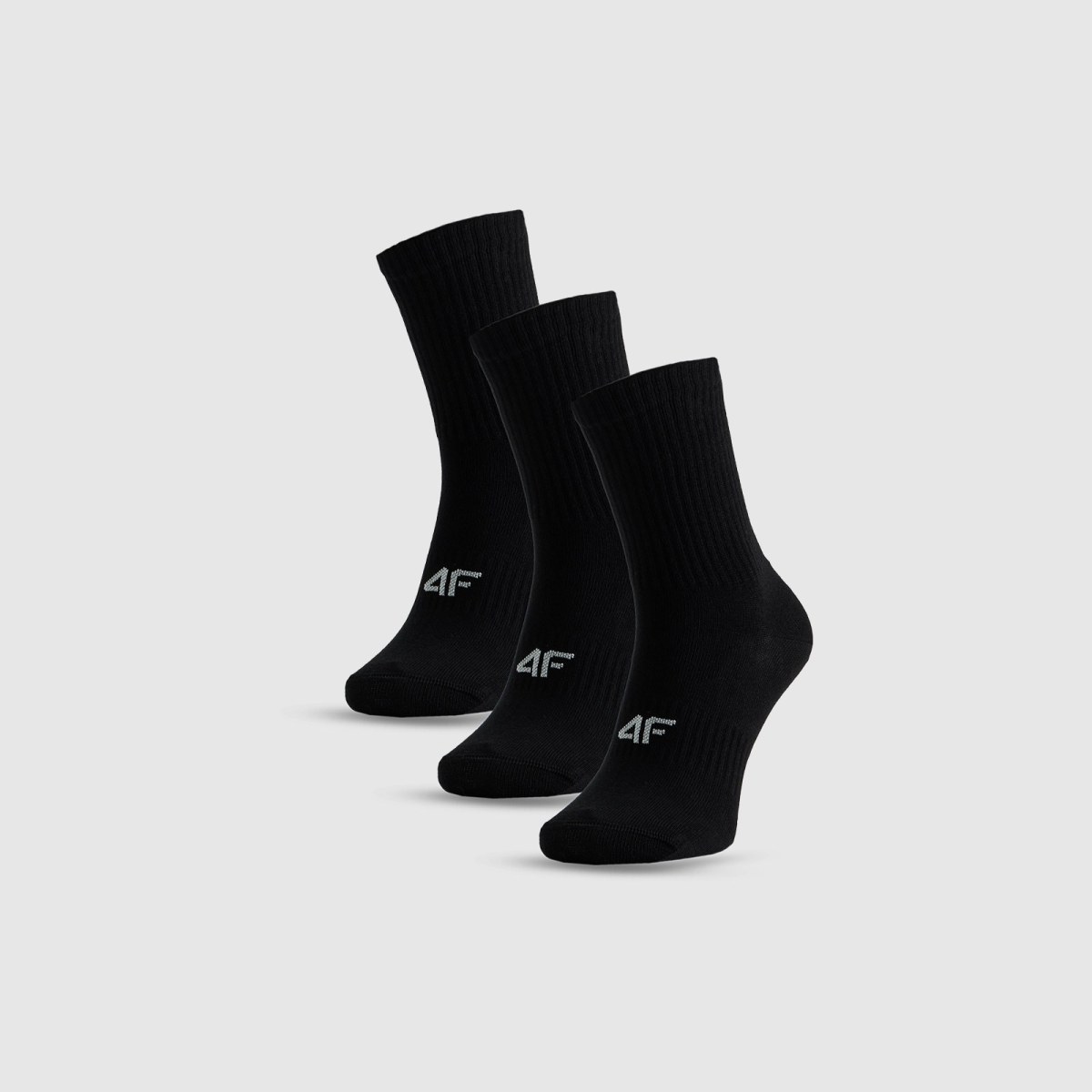 Dlhé ponožky (3-pack) dámske - čierne · záber 1