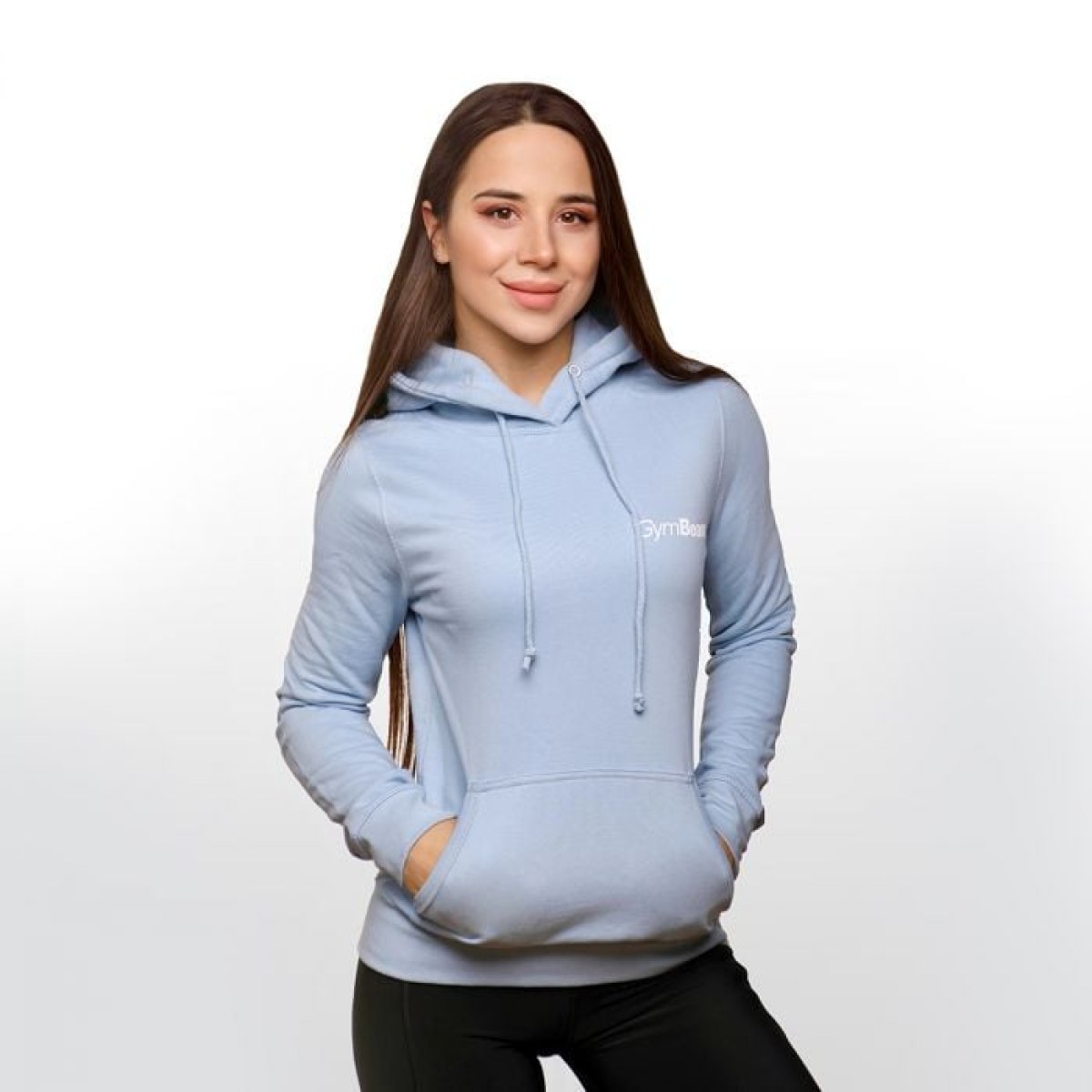 GymBeam Dámska mikina PRO Hoodie Blue XS · záber 1