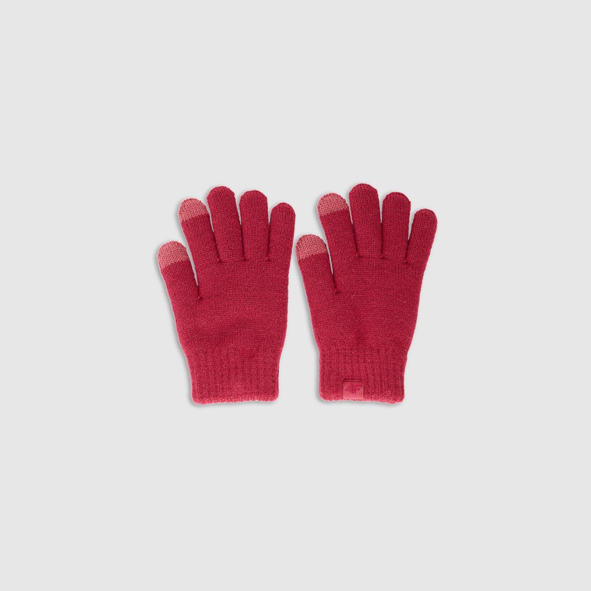 Detské pletené rukavice Touch Screen - ružové · záber 1