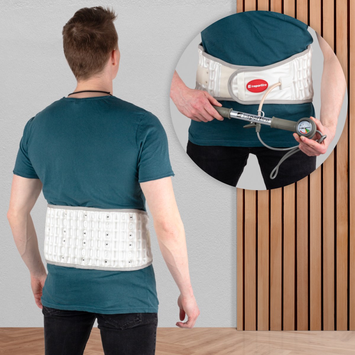 Fixačný bedrový pás inSPORTline Ronyo - Veľkosť: 3XL · záber 1
