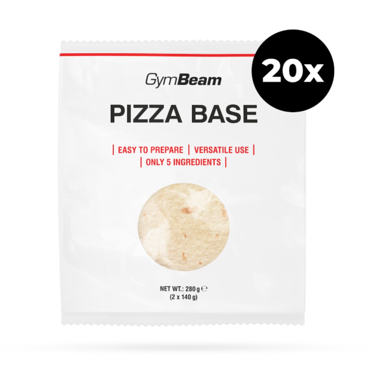 GymBeam Cesto na pizzu - Hmotnosť: 5,6 kg | Balenie: 20 · záber 1