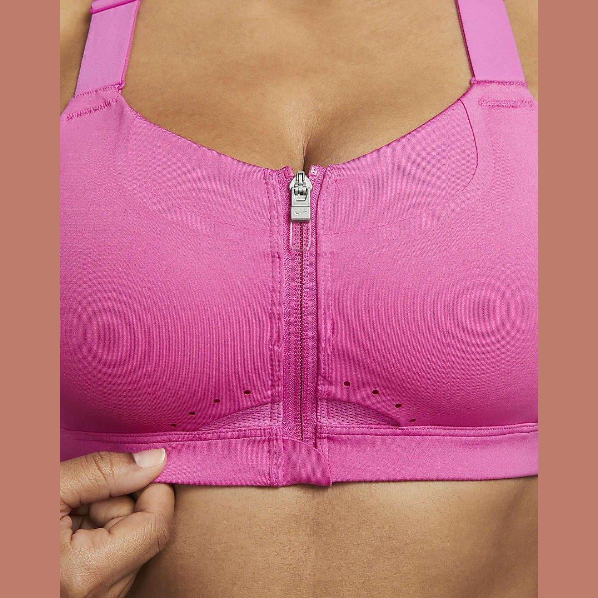Nike Alpha Dri-FIT High-SP Front-Zip - Veľkosť: S · záber 4