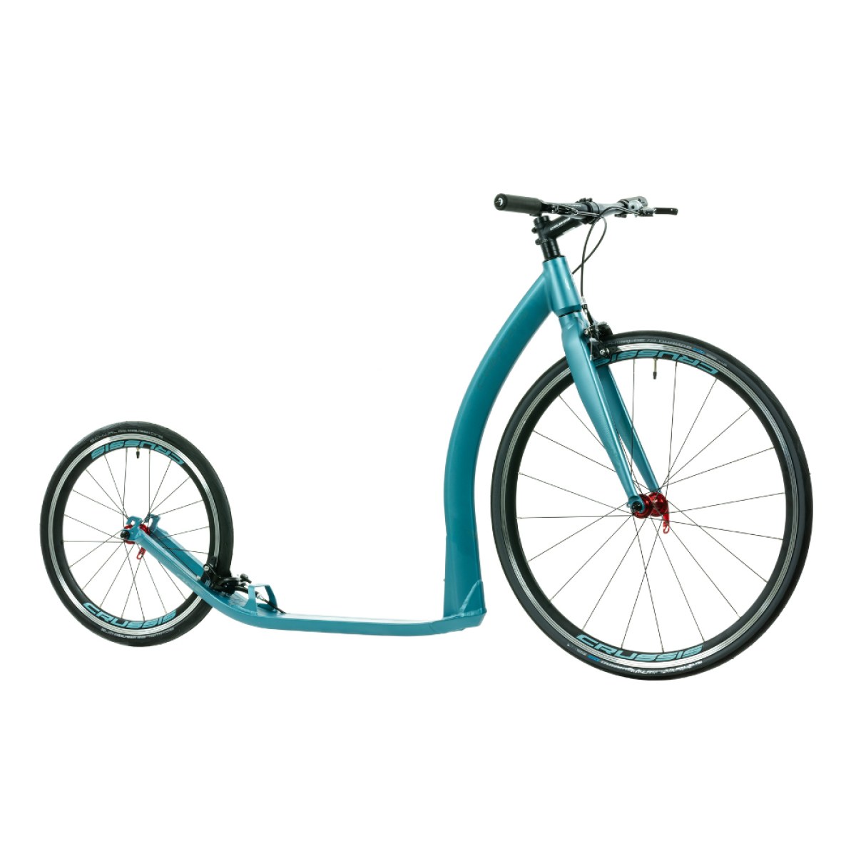 Crussis Koloběžka Crussis ONE ROAD 4.2-1 modrá 28"/20" · záber 1