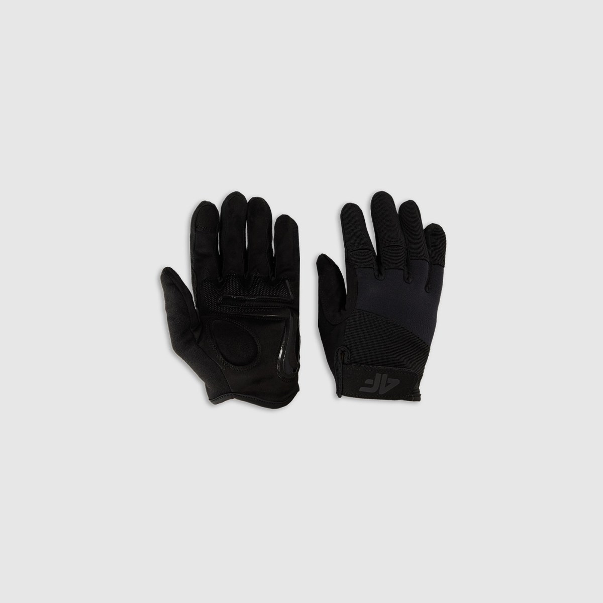 Cyklistické rukavice s gélovými vložkami unisex - čierne · záber 1