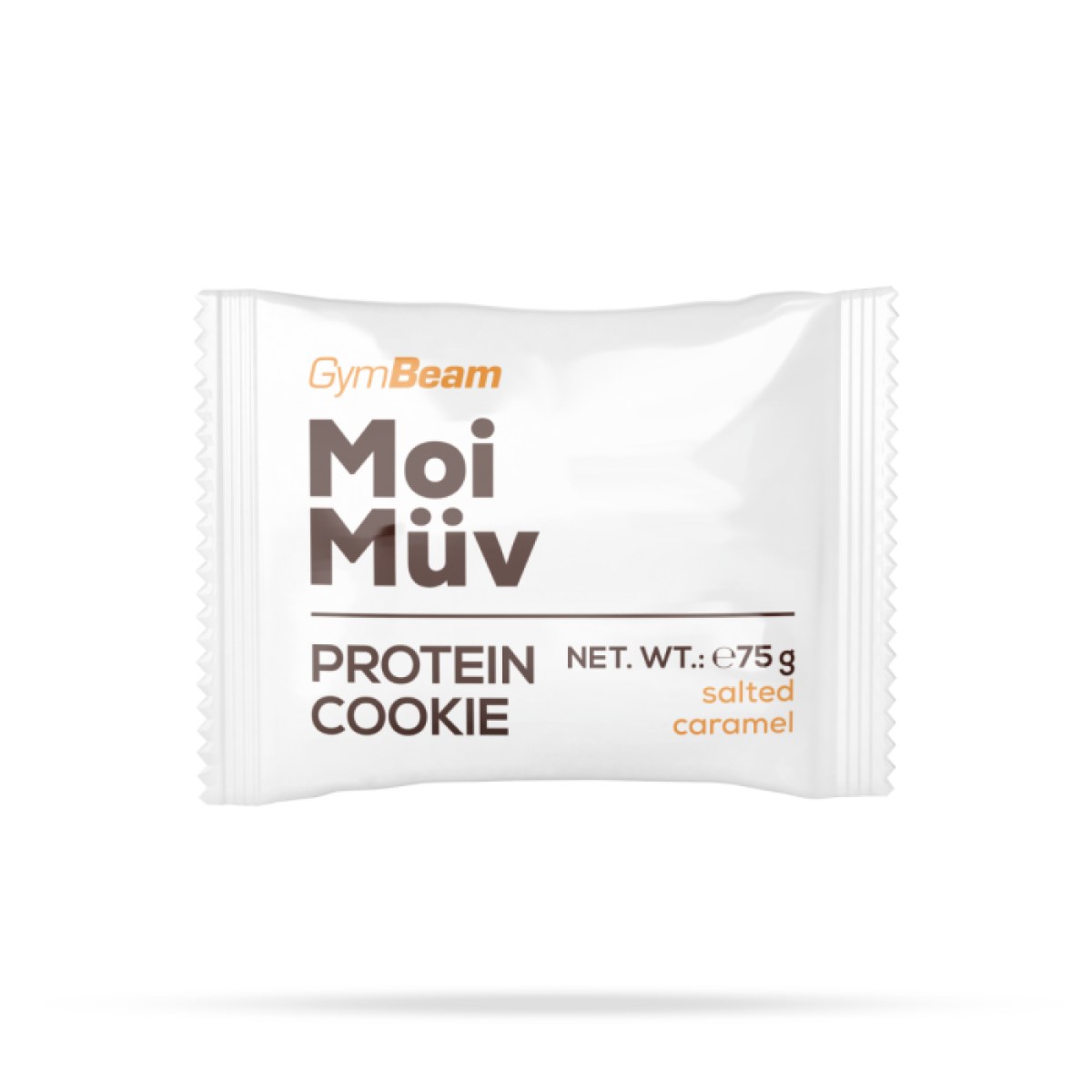 GymBeam MoiMüv Protein Cookie slaný karamel - Príchuť: Slaný karamel | Hmotnosť: 0,075 kg | Balenie: 12 · záber 1