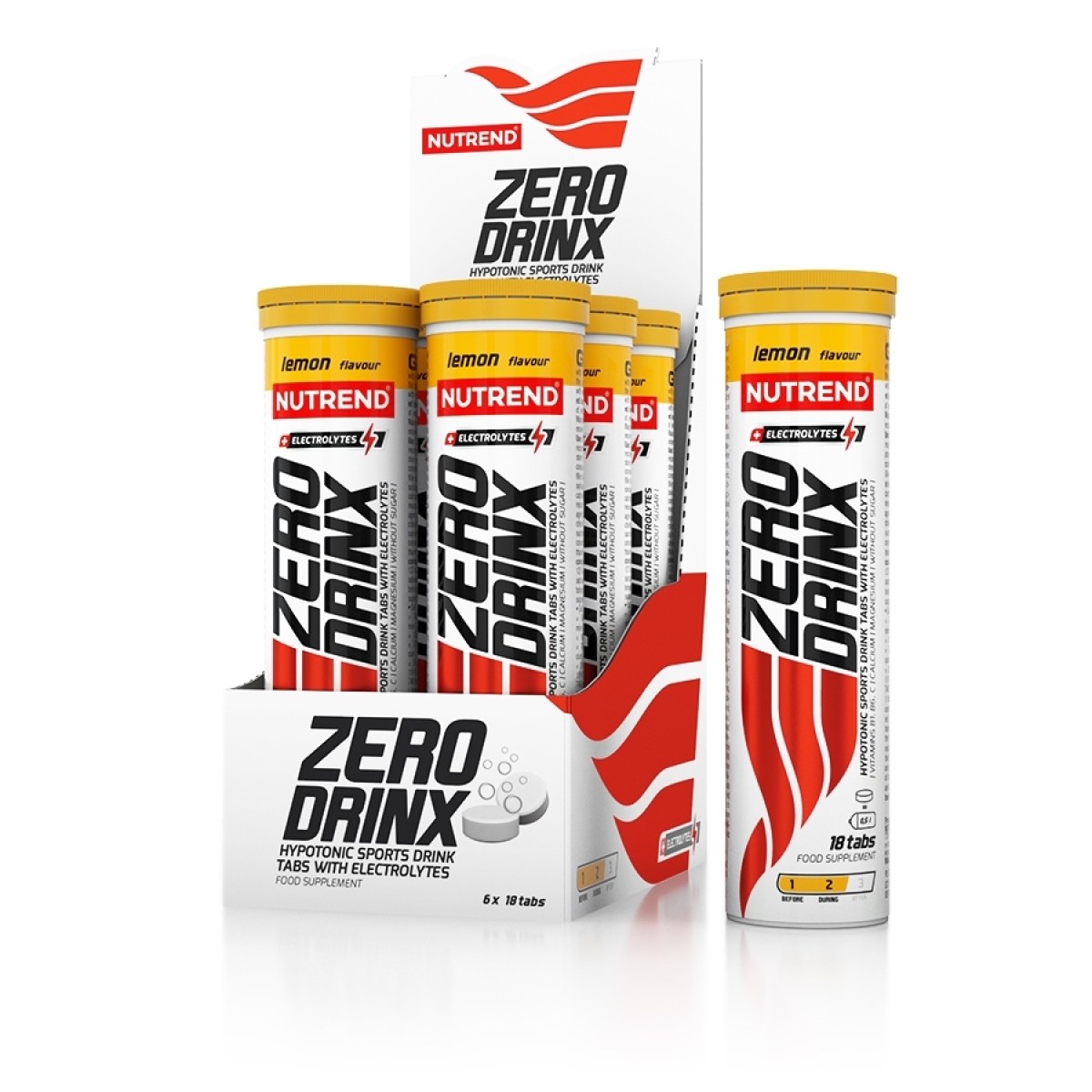 Nutrend Zerodrinx 18 tablet citrón · záber 1