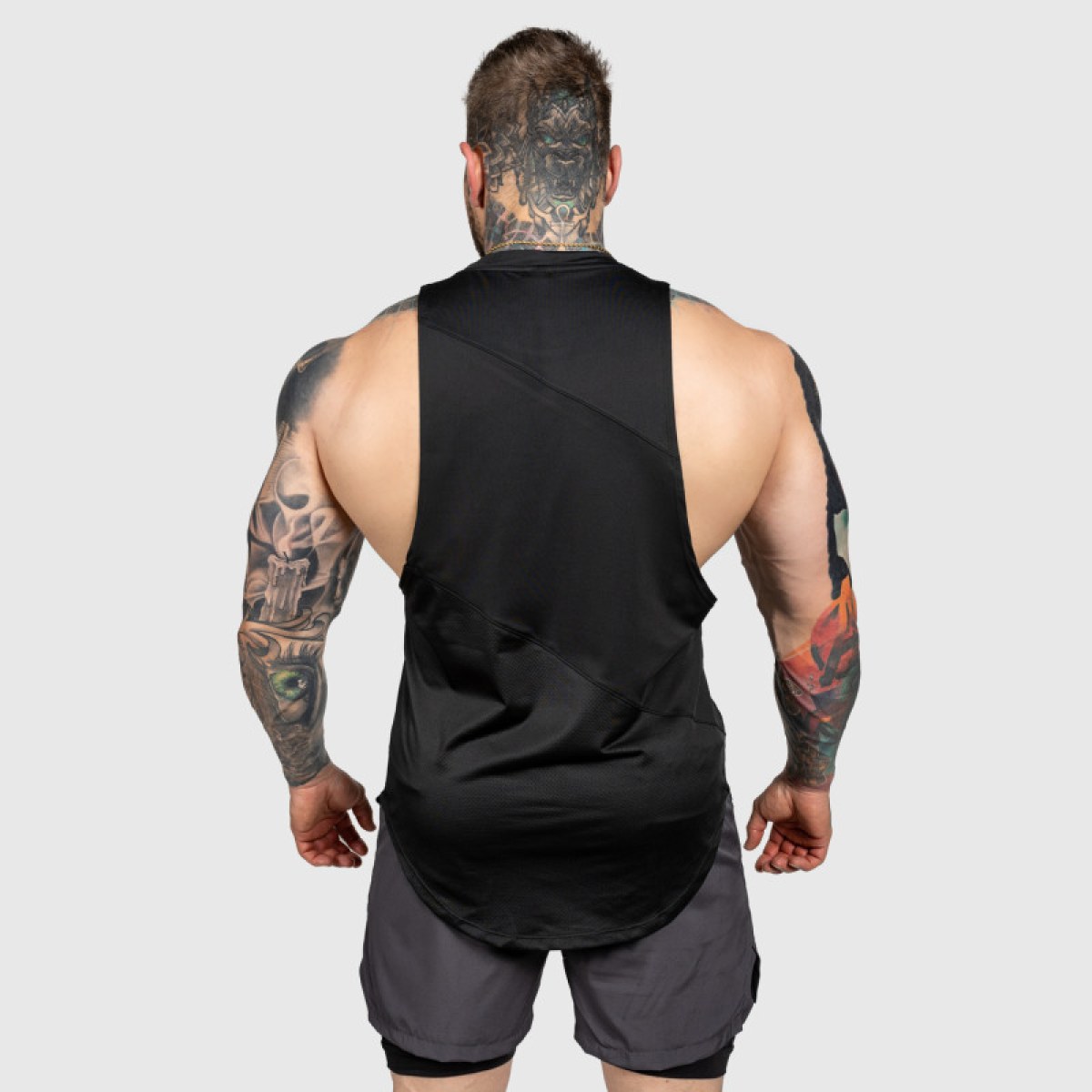 Tréningové tielko Iron Aesthetics Gym Tank, čierne · záber 2