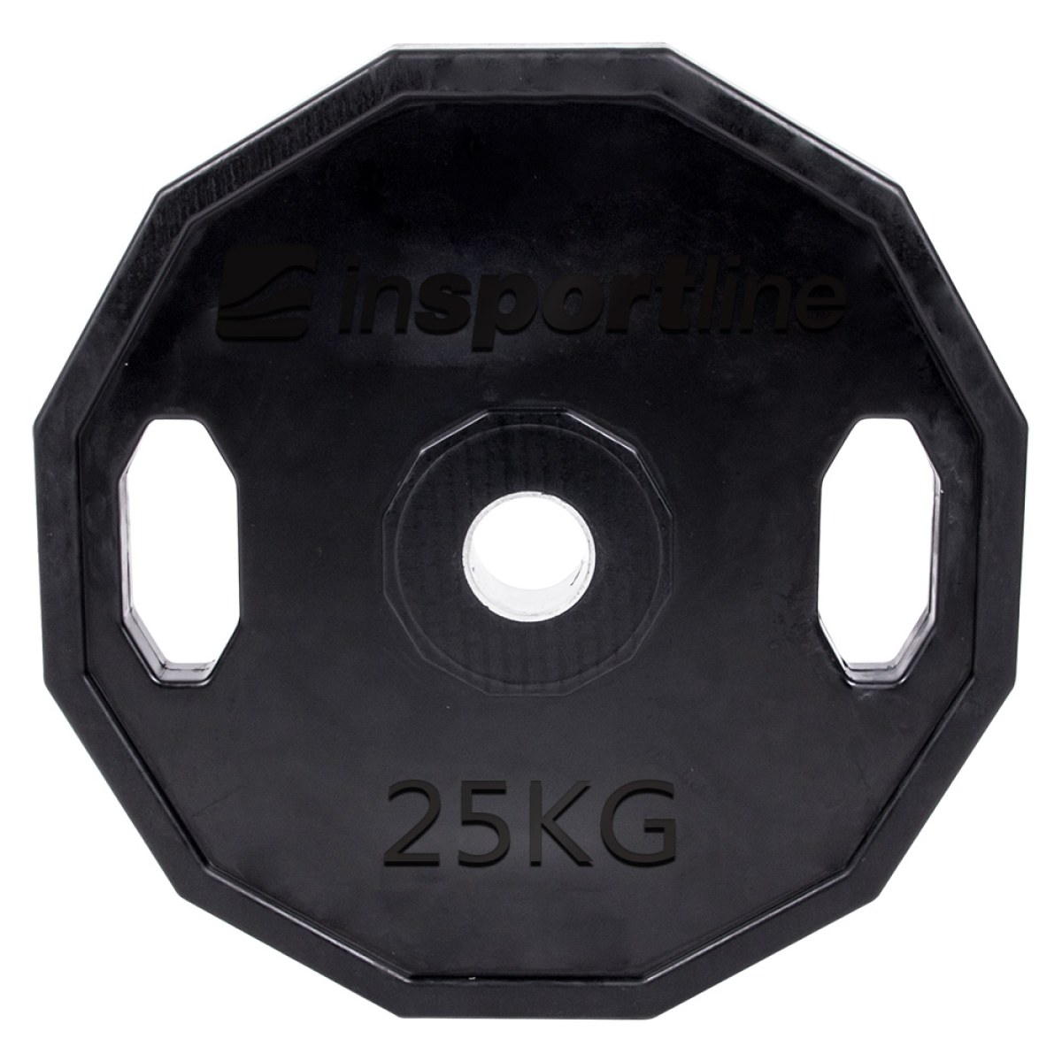 Pogumovaný olympijský kotúč inSPORTline Ruberton 25 kg 50 mm · záber 1
