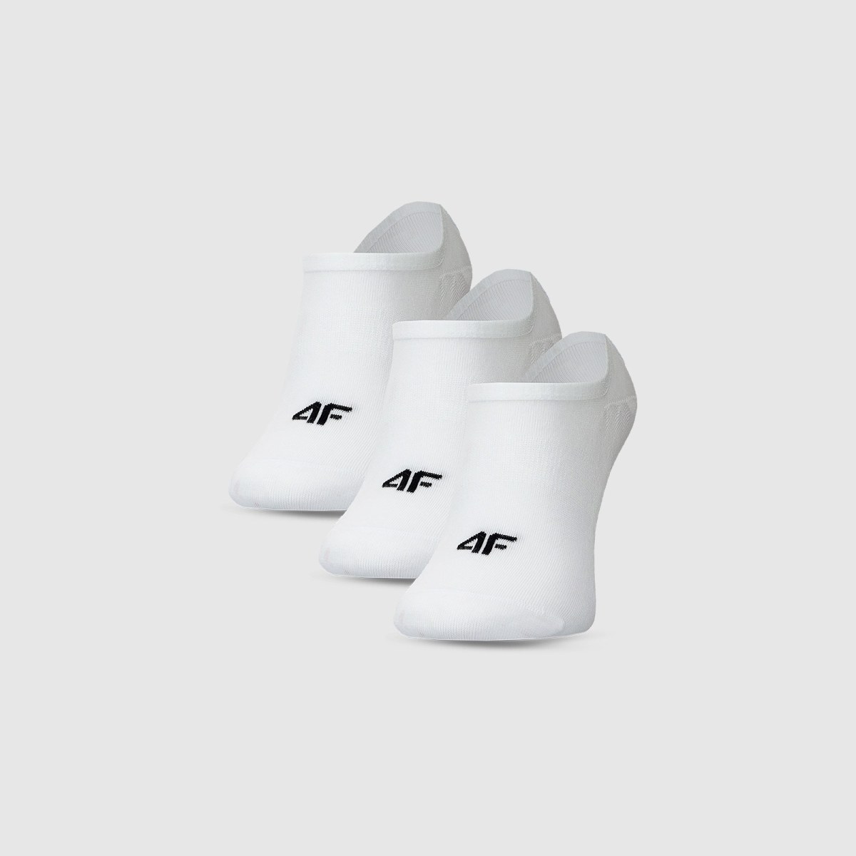 Pánske casual členkové ponožky (3-pack) - biele · záber 1