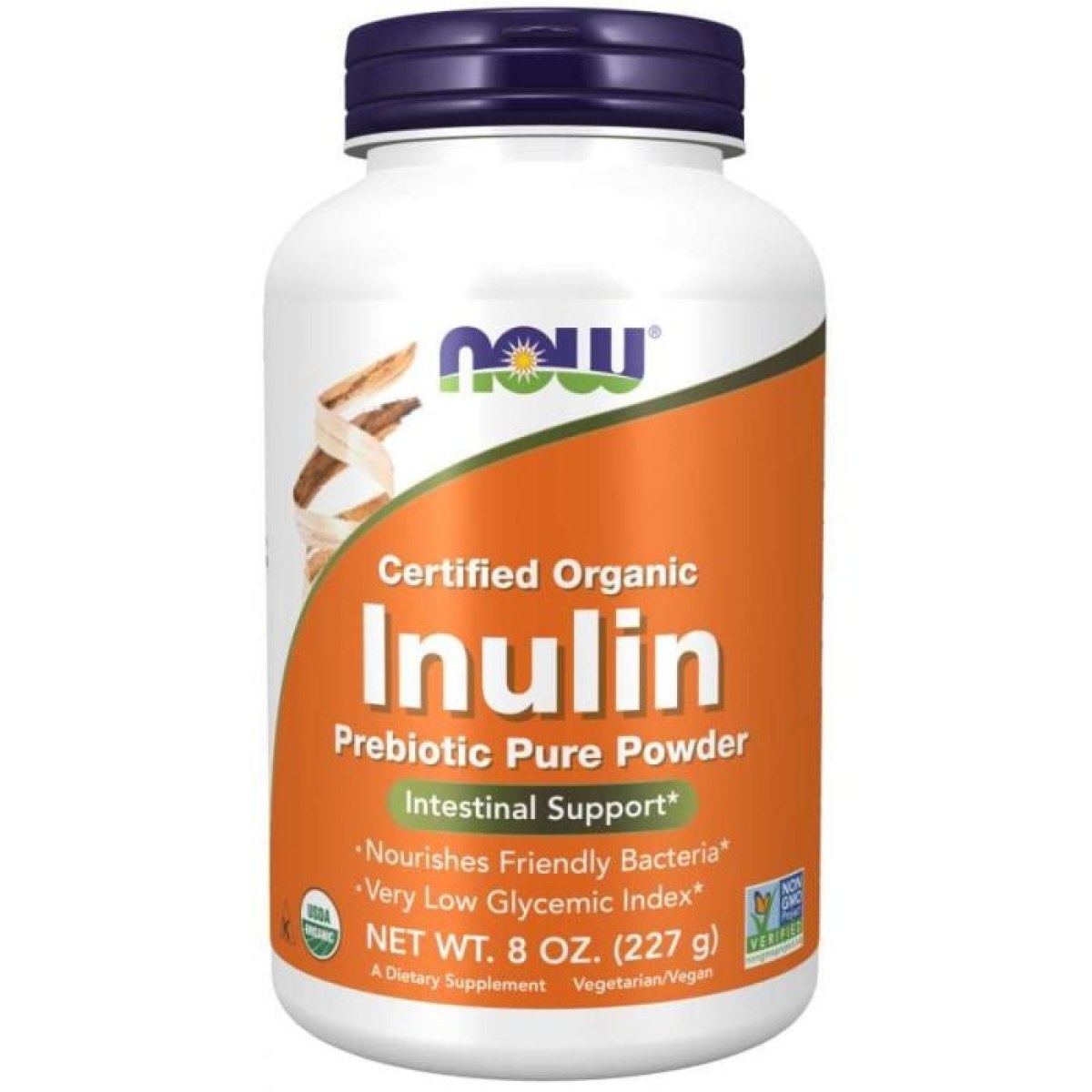 NOW Foods BIO Inulín prebiotická vláknina · záber 1