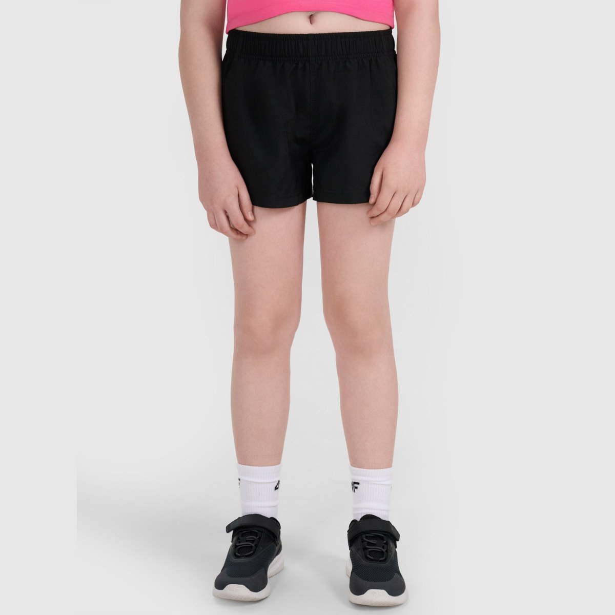 Dievčenské plážové boardshorty - čierne · záber 2