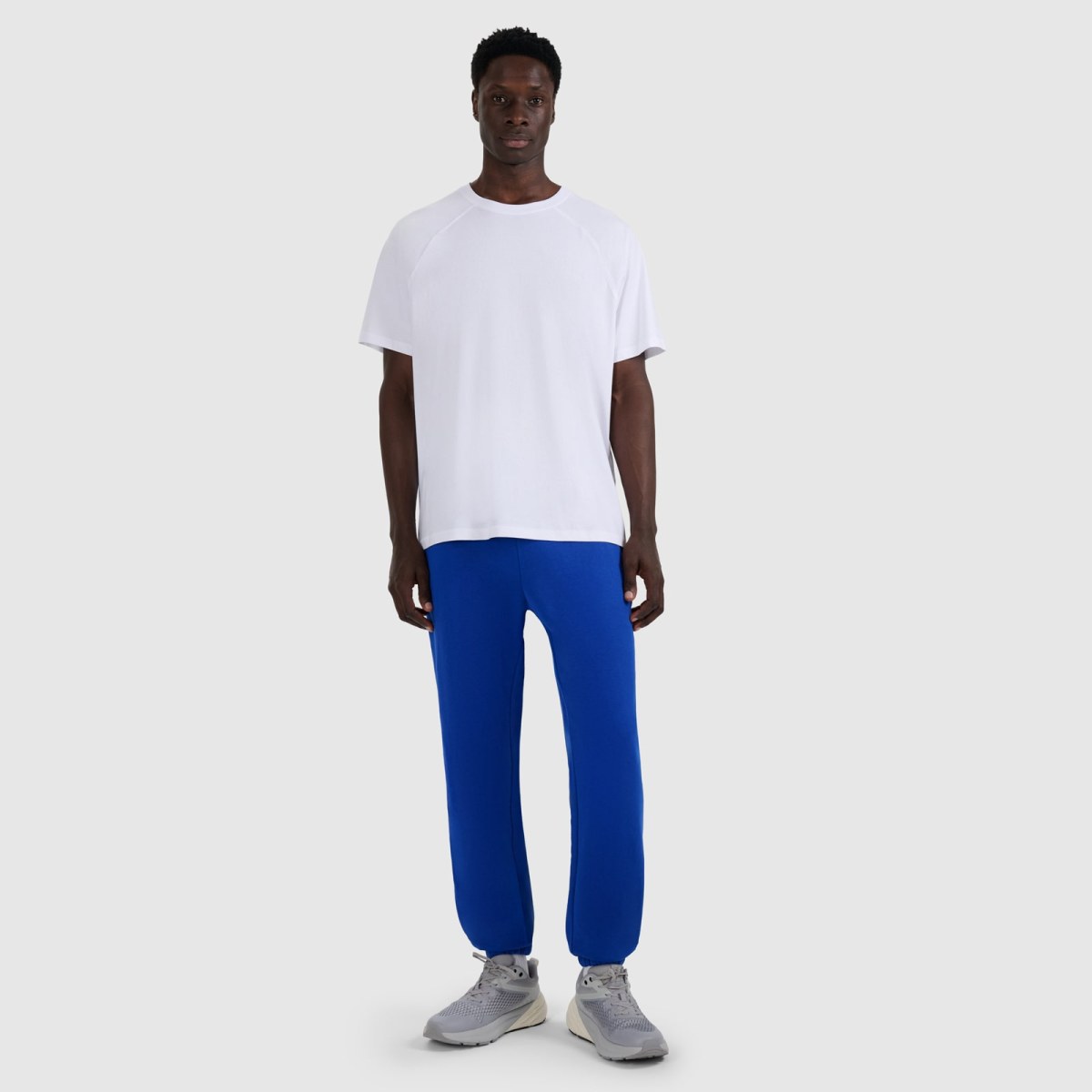 Pánske oversize hladké tričko - biele · záber 2