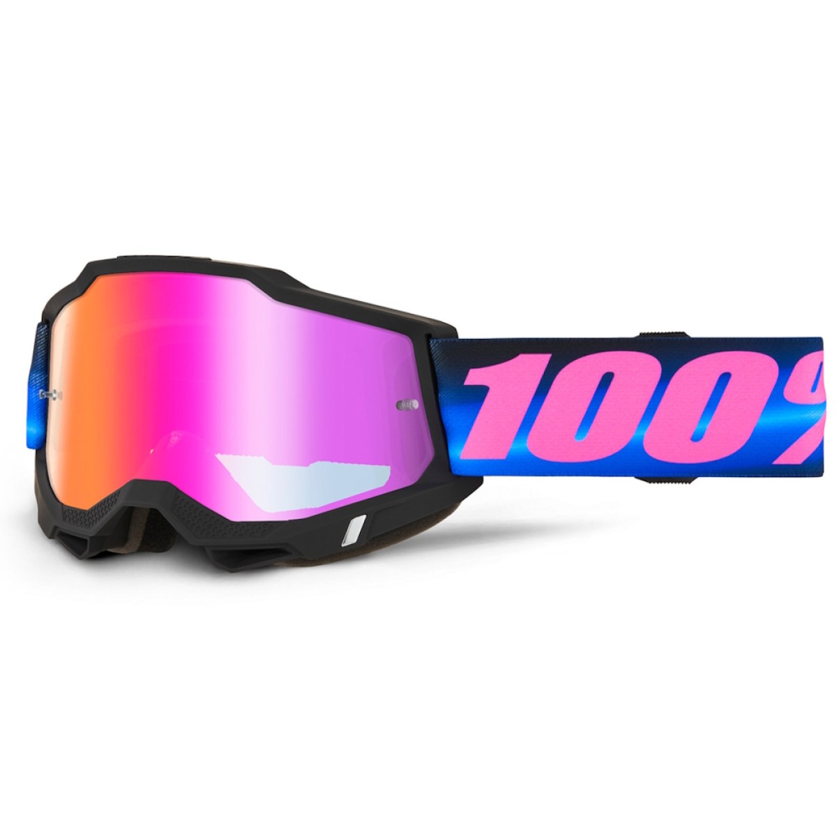 100% Accuri 2 Mirror Superdome modro-ružová, červené plexi · záber 1