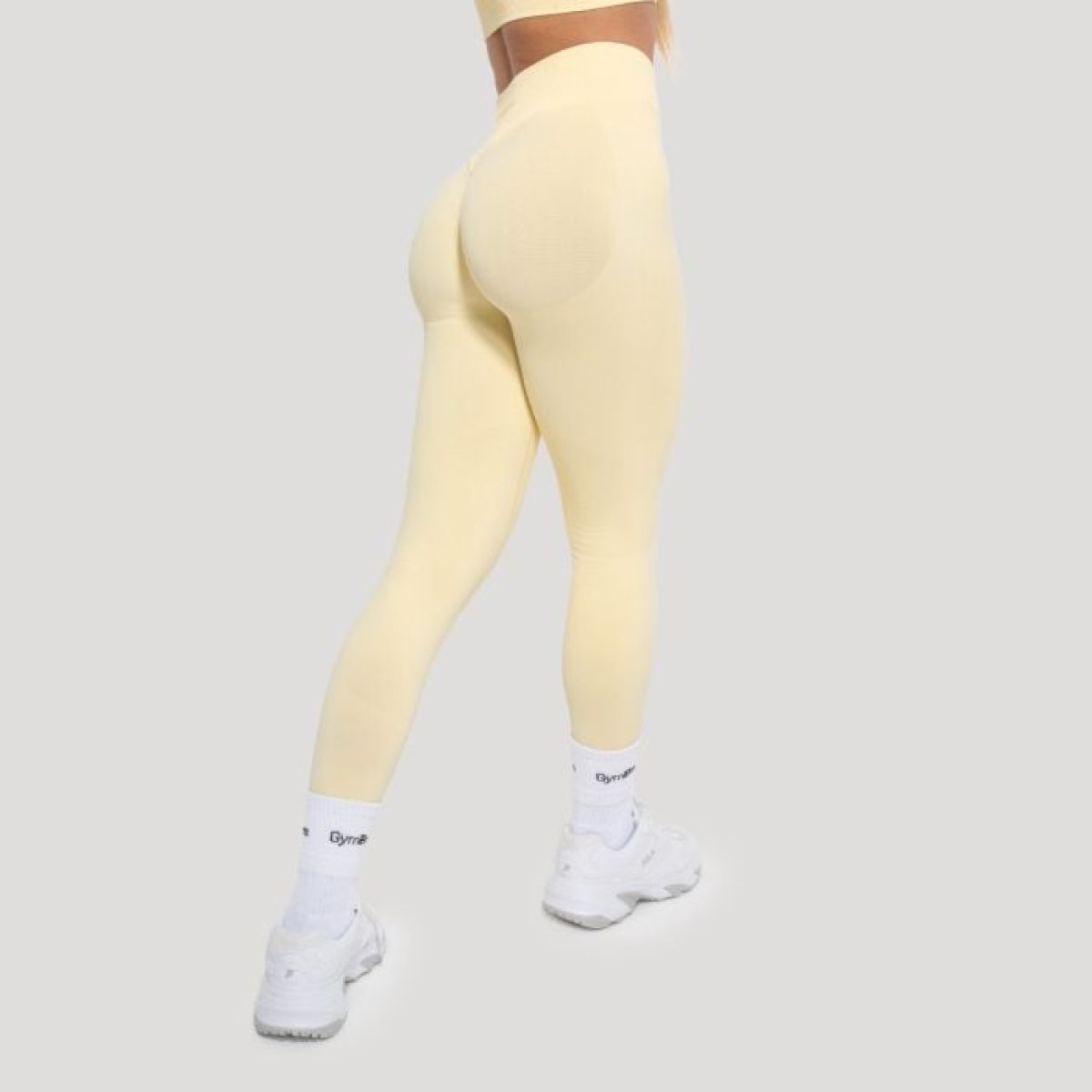GymBeam Dámske Legíny Luma Butter Yellow- GymBeam XL · záber 1