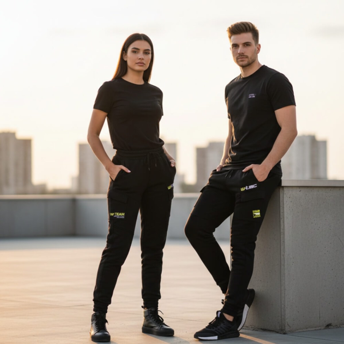 W-TEC tepláky Signature W-TEC čierna - XL · záber 2