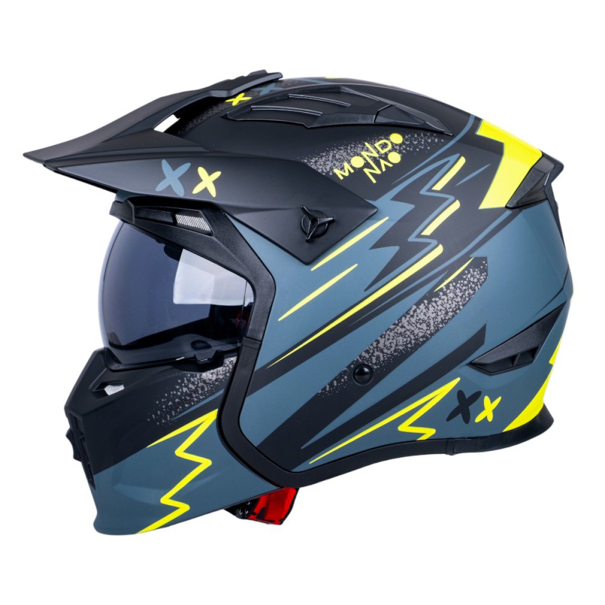 W-TEC Badalone Graphic matno čierno-žltá - XL (61-62) · záber 4