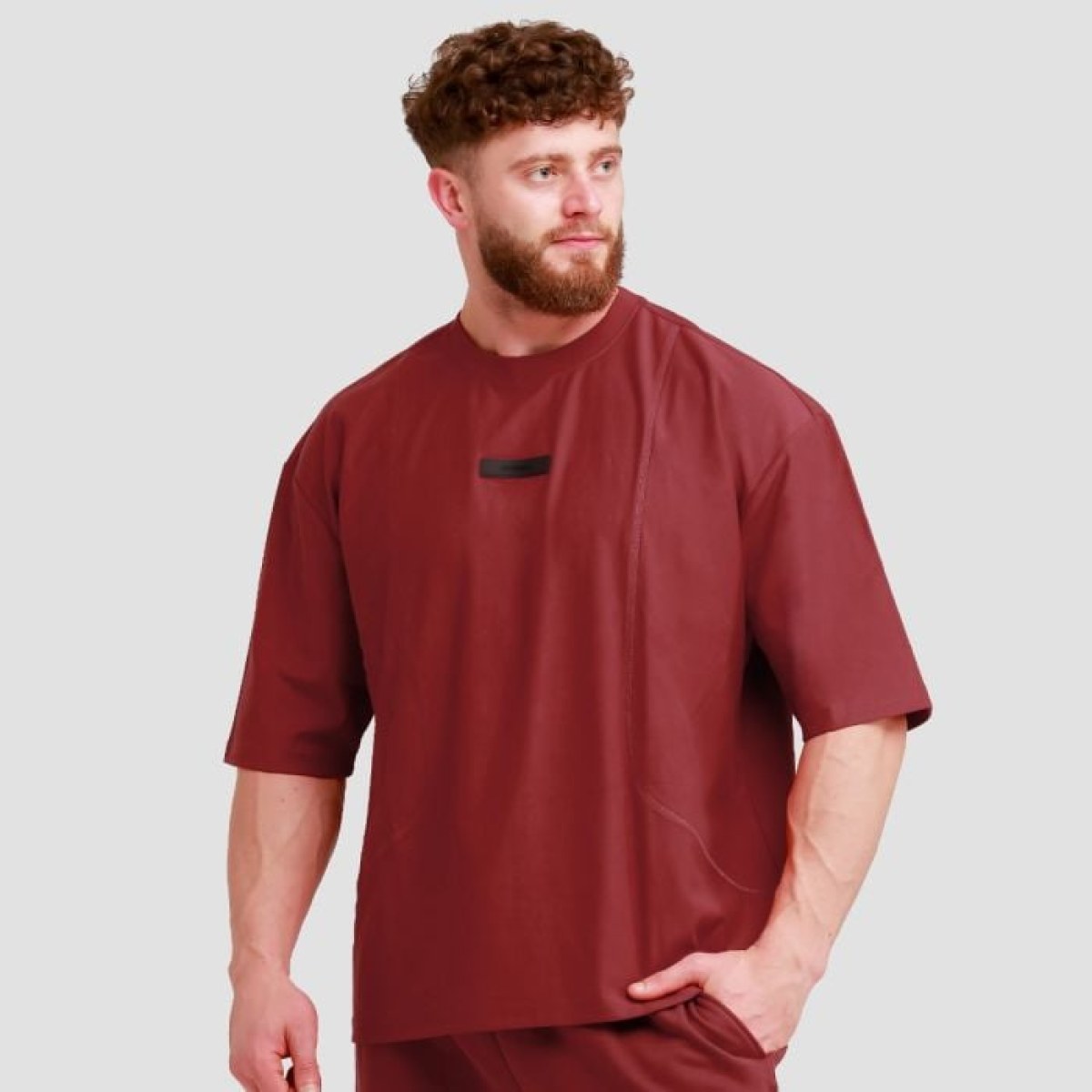 GymBeam Tričko Oversized Unstoppable Red XLXL · záber 1