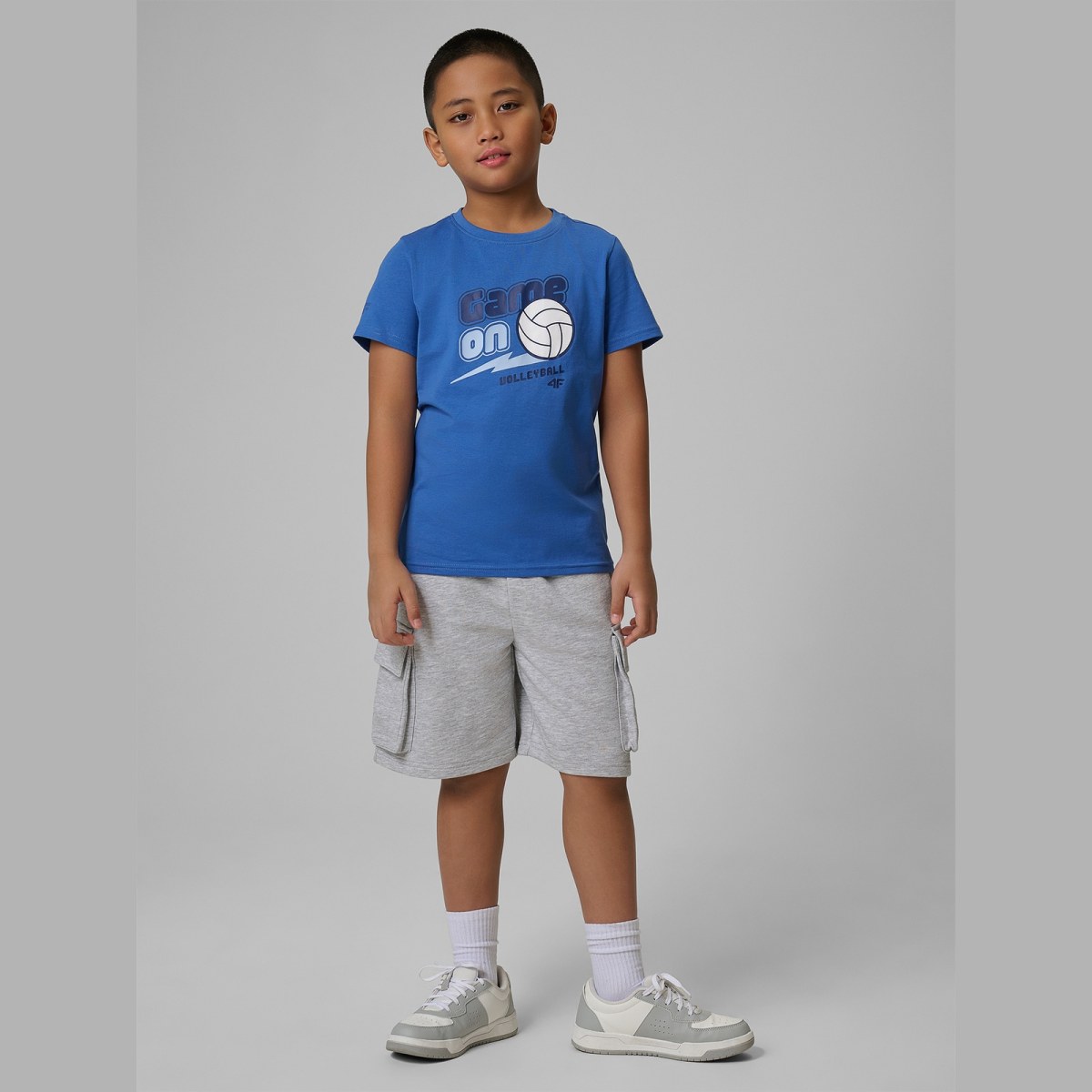 T-shirt regular s potlačou chlapčenský - tmavomodrý · záber 6