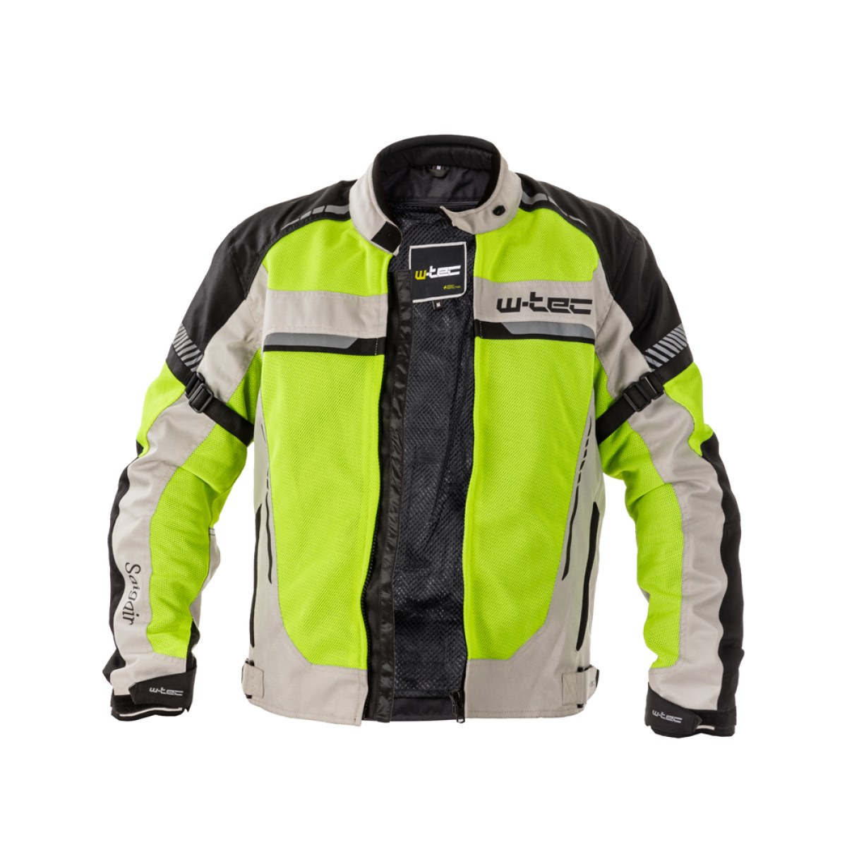 Pánska letná moto bunda W-TEC Saigair - Veľkosť: L | Farba: Čierna · záber 4