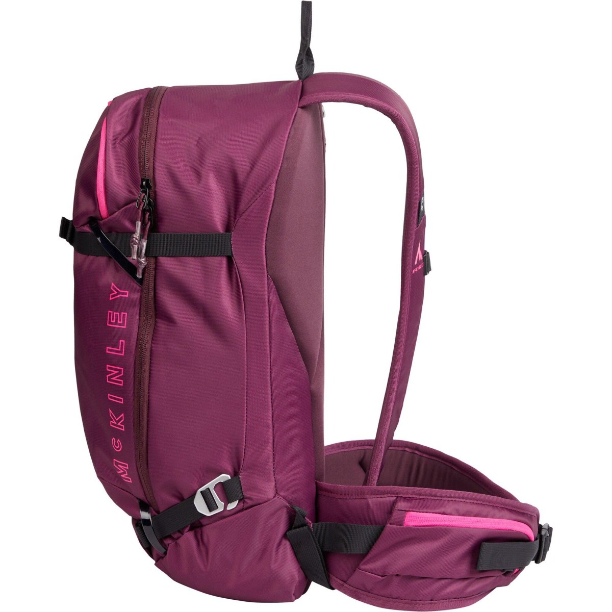 McKinley Black Burn CT 20 Alpine Backpack - Farba: Ružová, Fialová | Objem: 16-20 · záber 3