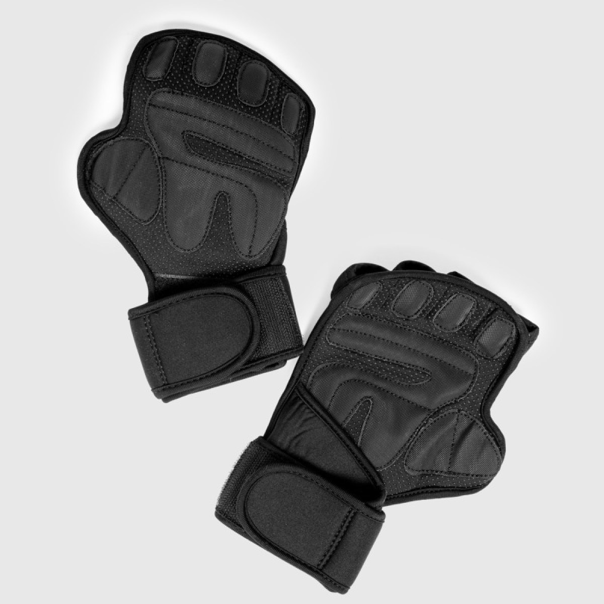 Fitness rukavice Iron Aesthetics Crossfit, čierne · záber 4