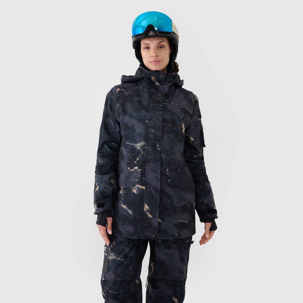 Dámska snowboardová bunda s membránou 10000 - viacfarebná · záber 1