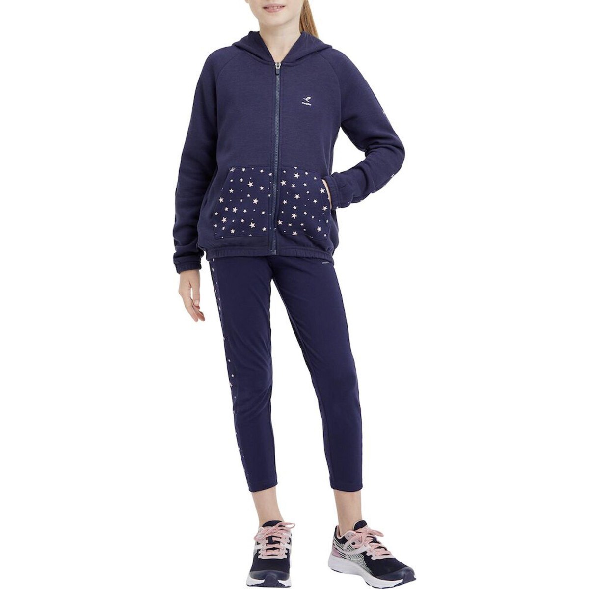 Energetics Rose VI Hooded Jacket Girls - Veľkosť: 152 · záber 4