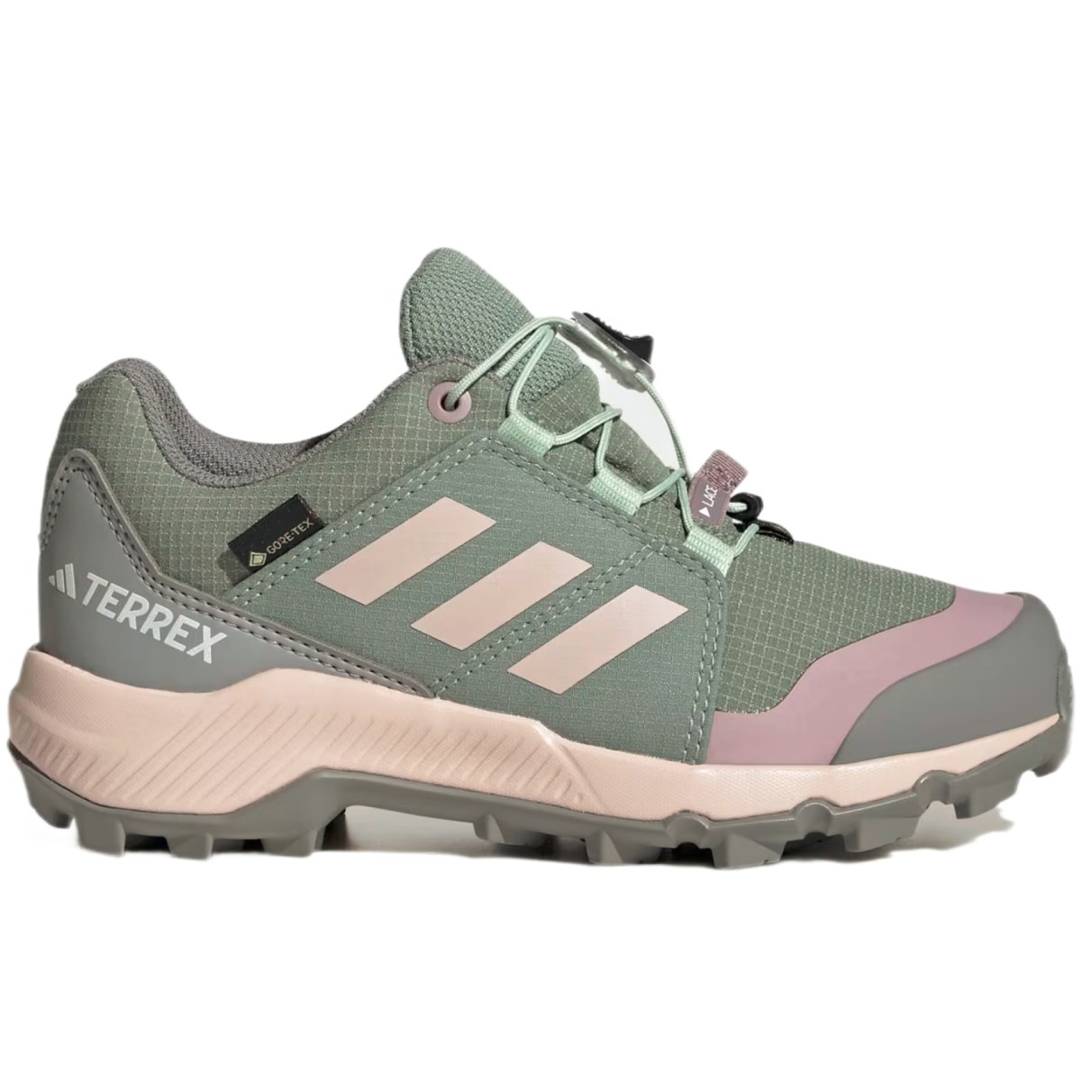 Adidas Terrex GTX K - Veľkosť: 38 2/3 | Farba: Zelená, Sivá · záber 1