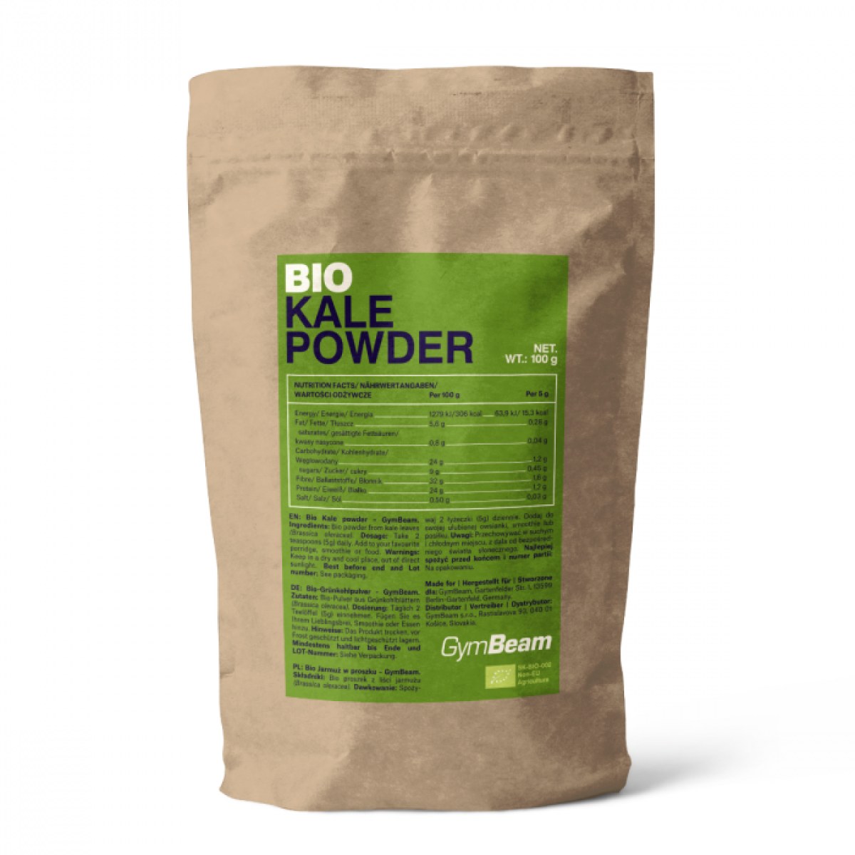 GymBeam BIO Kelový prášok · záber 1