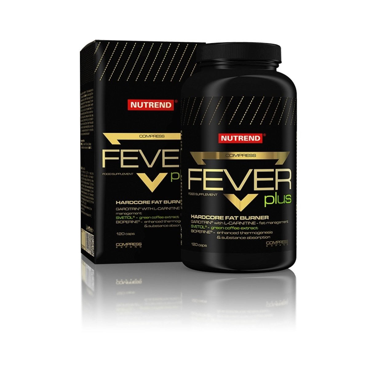 Nutrend Compress Fever Plus 120 kapslí · záber 1