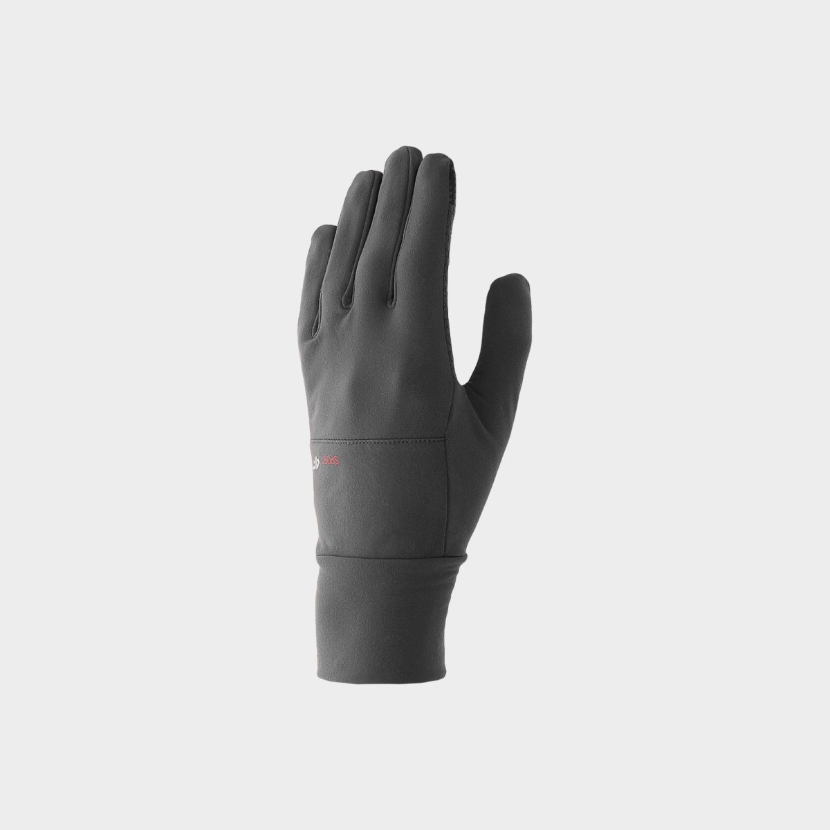Unisex pleteninové rukavice Touch Screen - šedé · záber 1