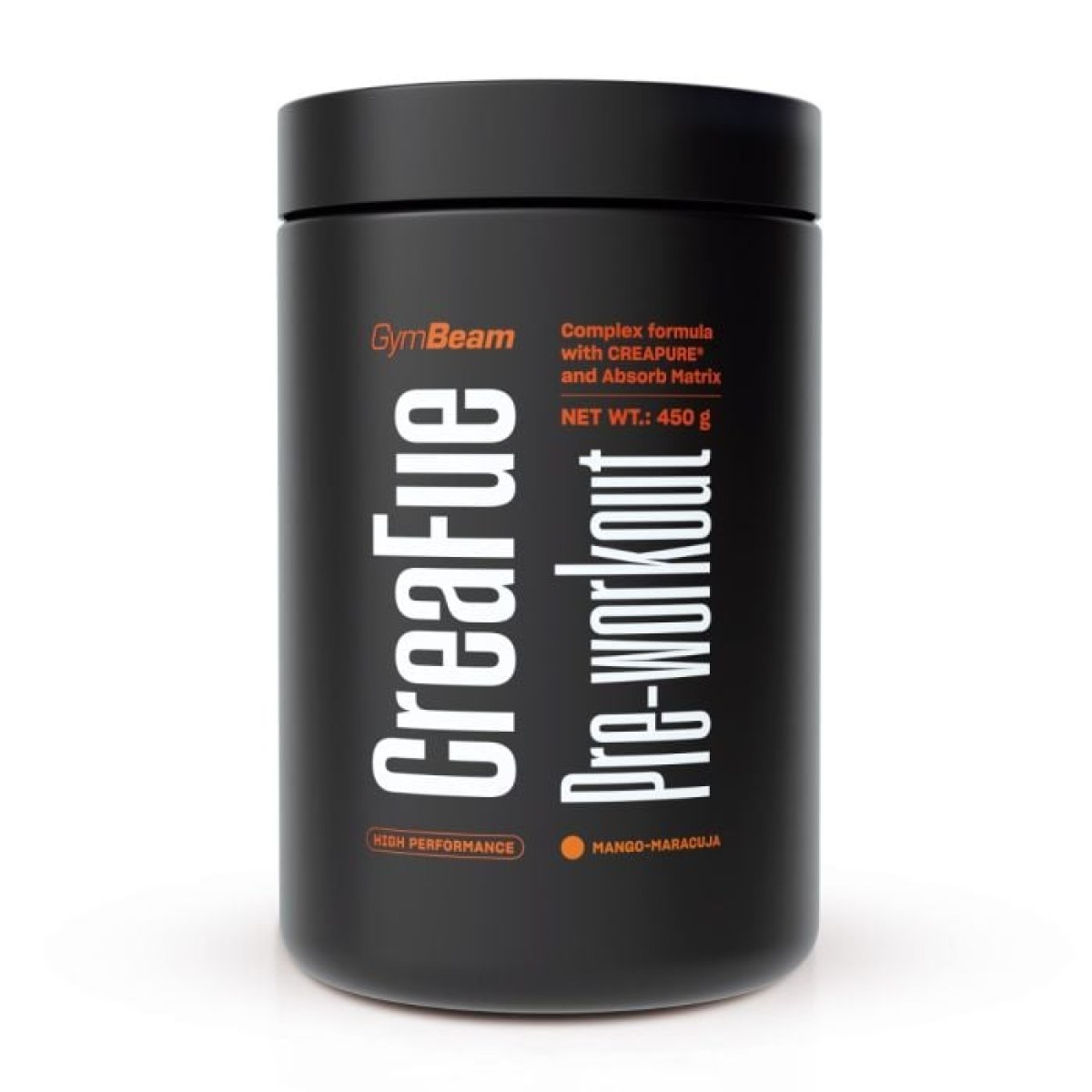 GymBeam CreaFue Pre-workout mango marakuja · záber 1