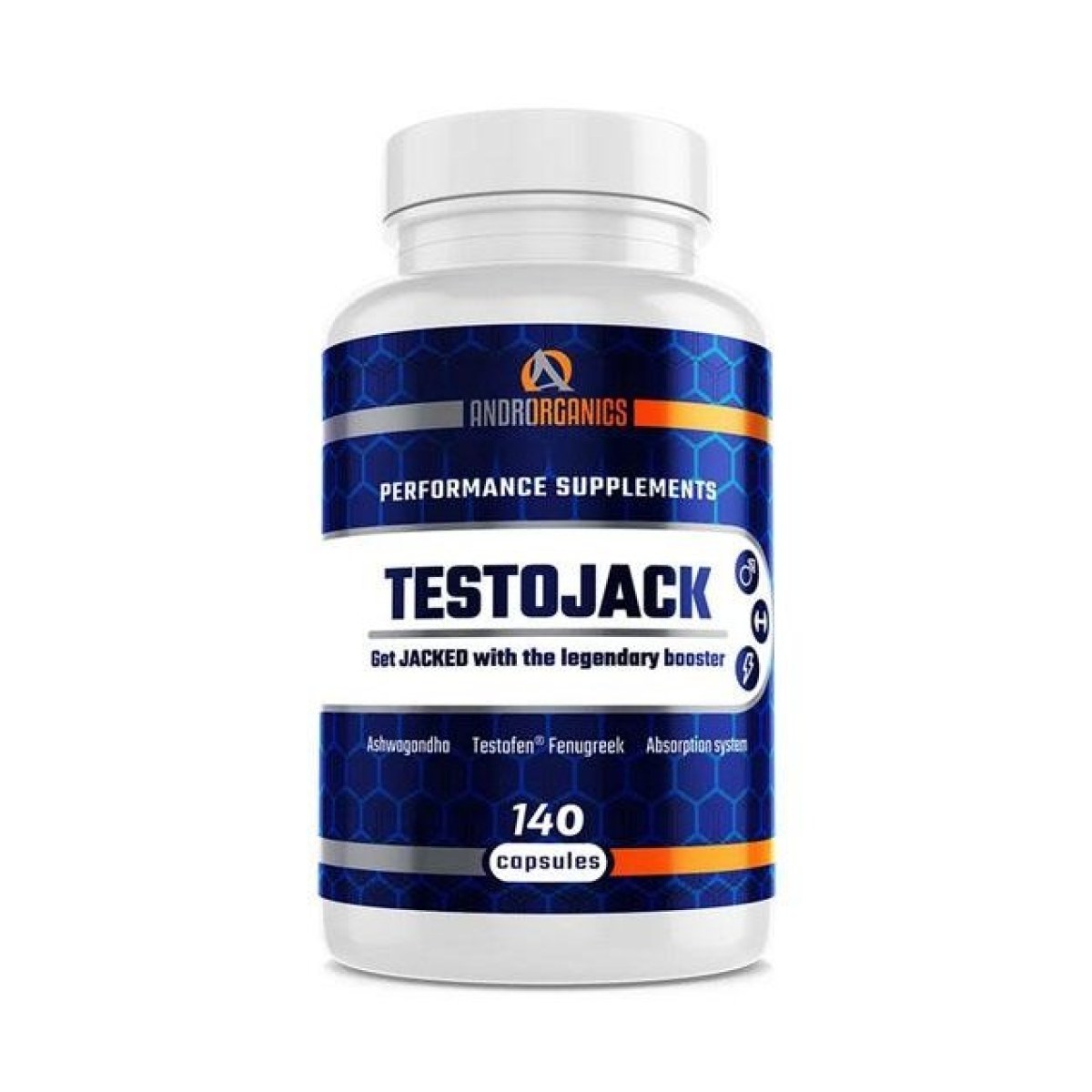 TestoJack - Androrganics 140 kaps. · záber 1