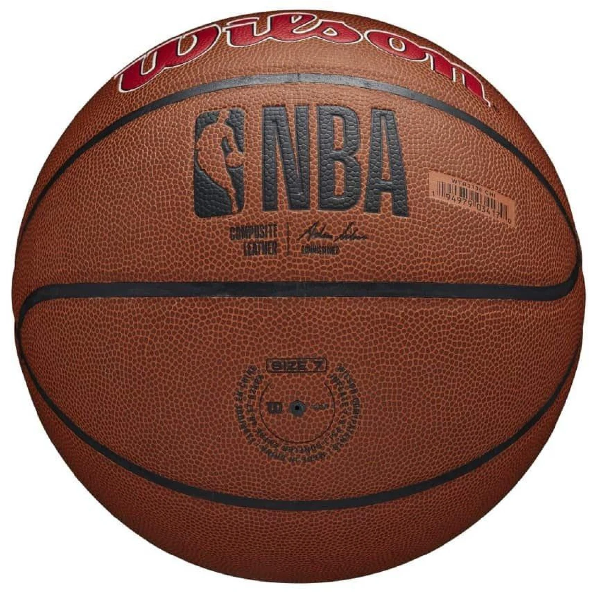 Wilson NBA Team Composite Chicago Bulls - Veľkosť: 7 | Farba: Hnedá · záber 4