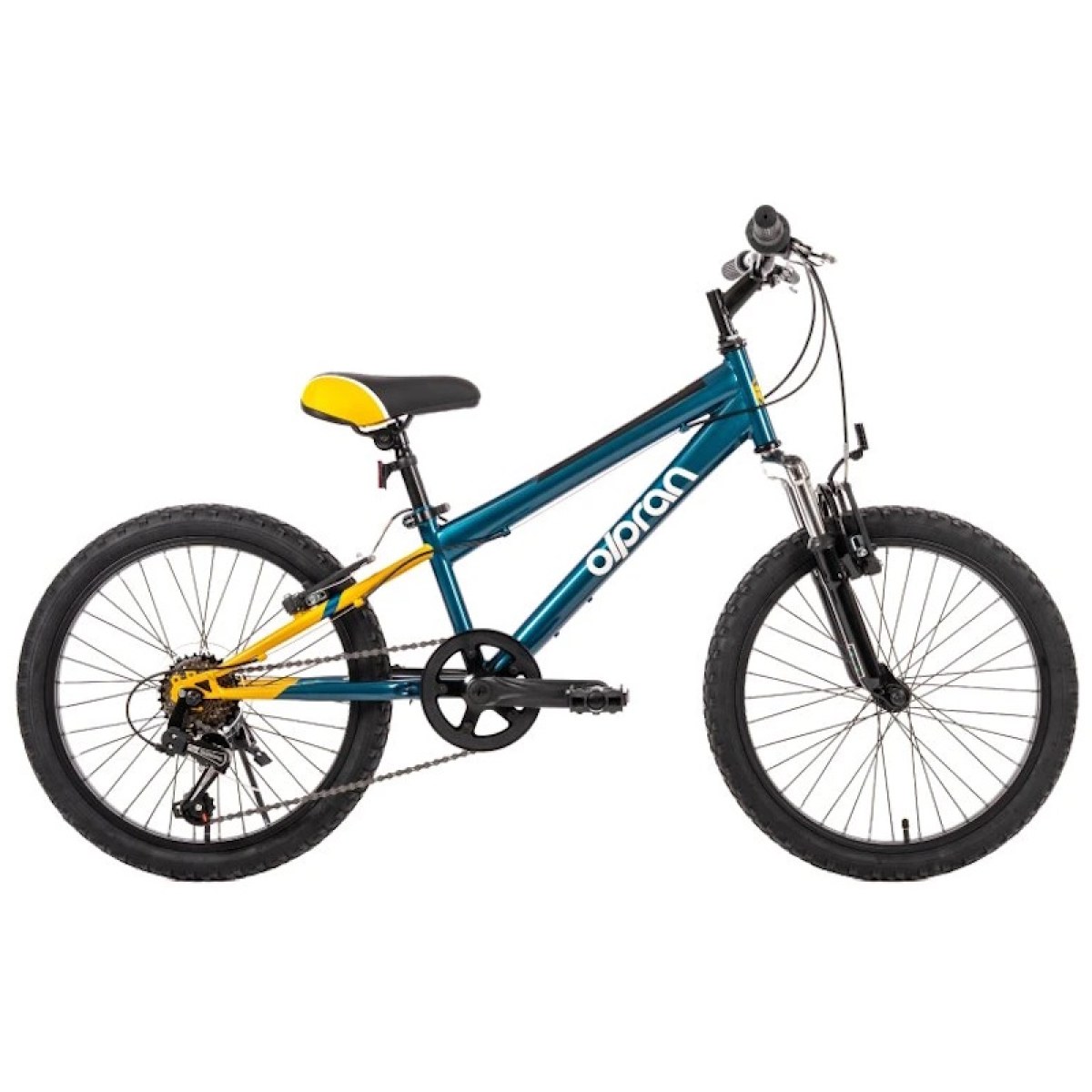 Olpran Agilis ALU 20" - model 2026 svetlo zelená/oranžová/čierna - 13" (125-145 cm) · záber 2