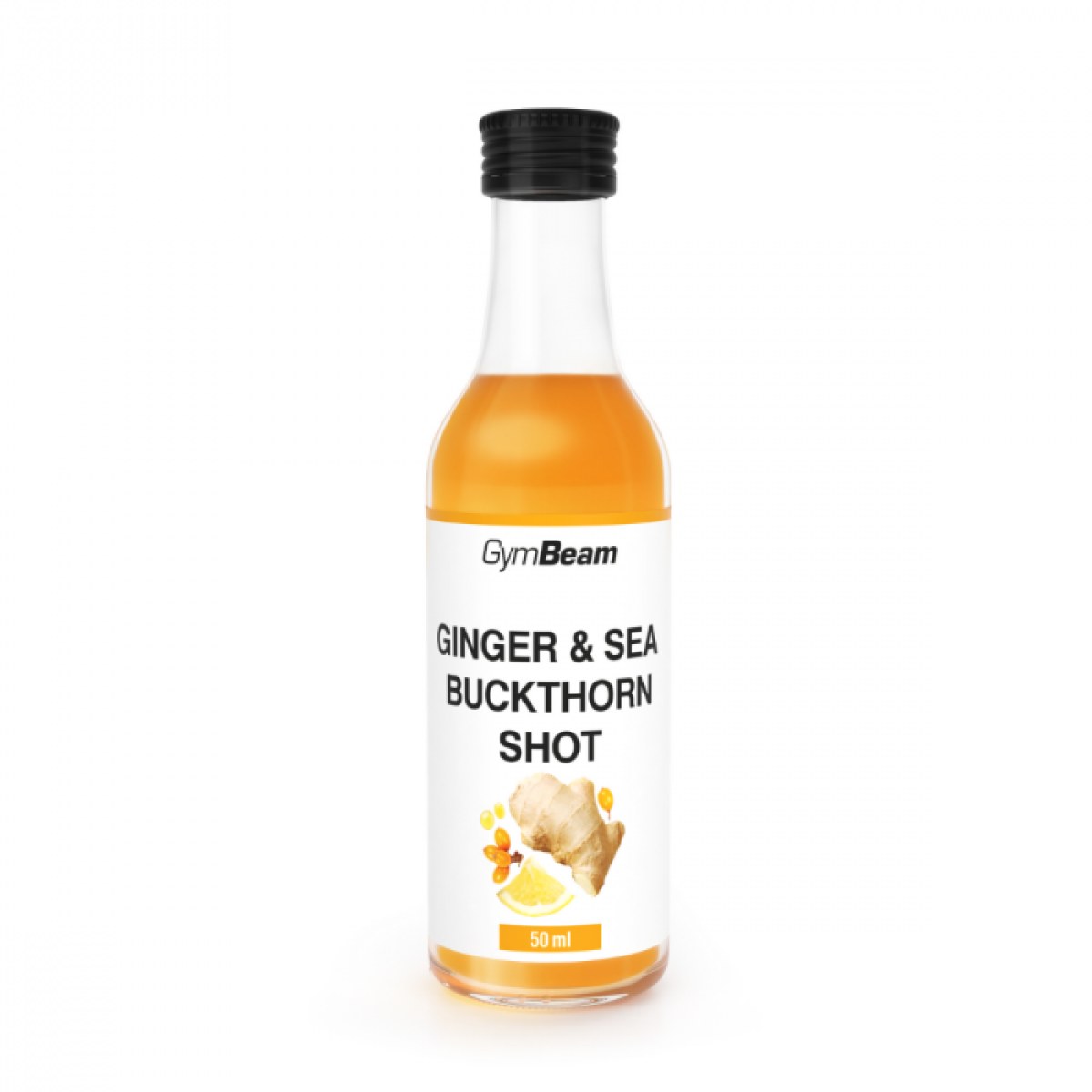 GymBeam Zázvorový shot s rakytníkom - Objem: 50 ml | Hmotnosť: 0,118 g | Balenie: 24 · záber 1