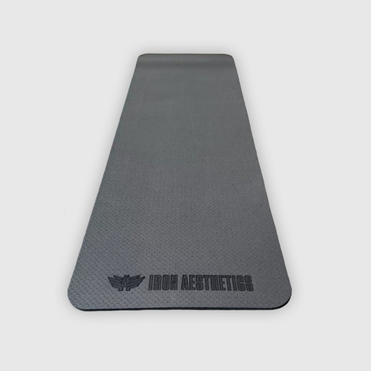 Podložka na cvičenie Iron Aesthetics Yoga Mat, čierna · záber 1