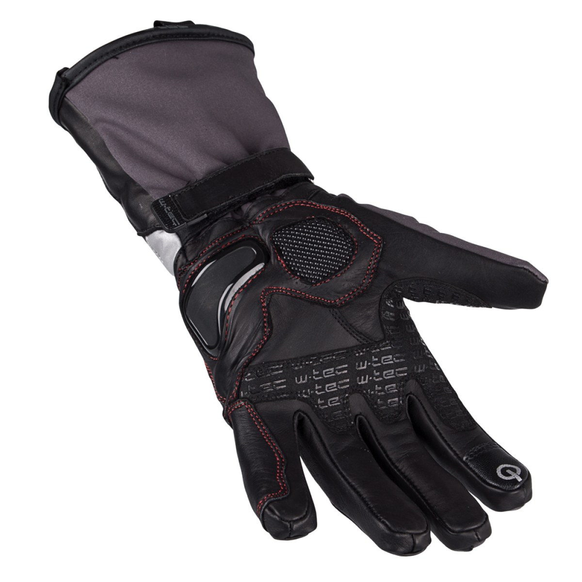 Moto rukavice W-TEC Kaltman - Veľkosť: M | Farba: Sivá · záber 3