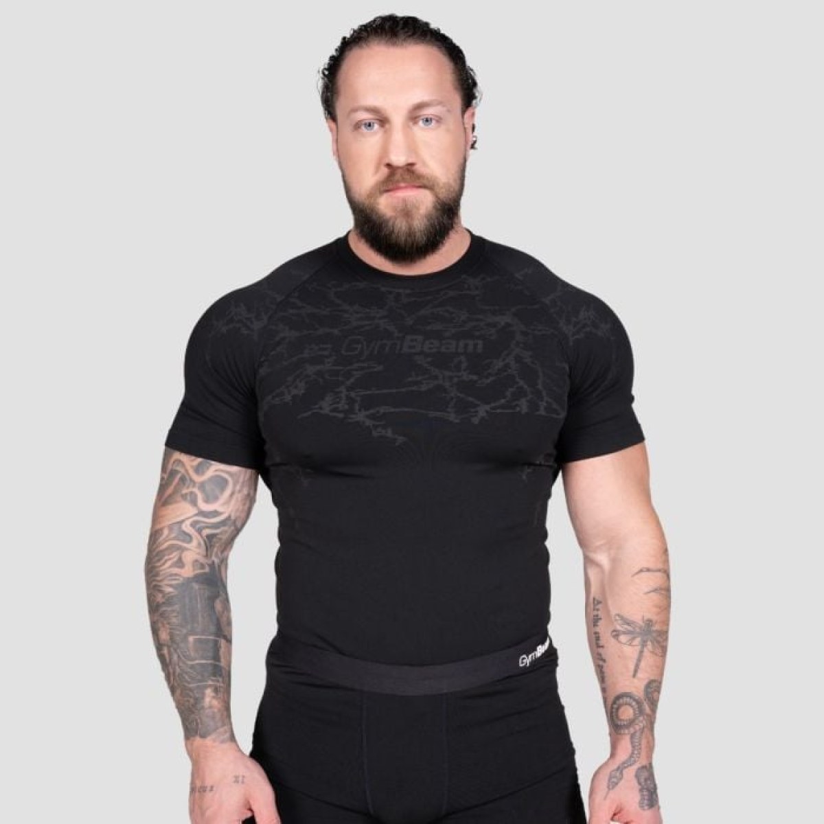GymBeam Seamless Tričko Static Black XXL · záber 1