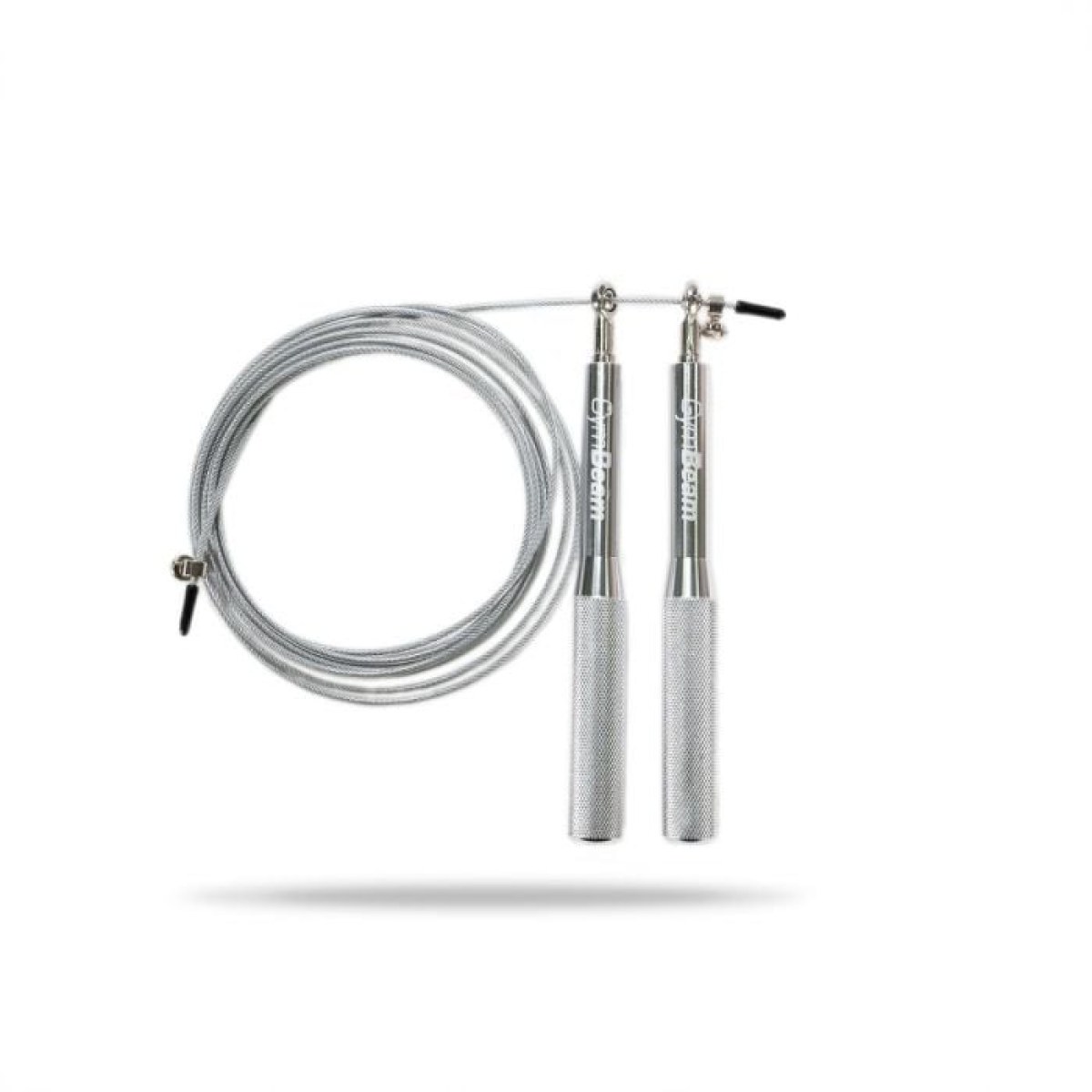 GymBeam Švihadlo Metal Jumping Rope Silver · záber 1