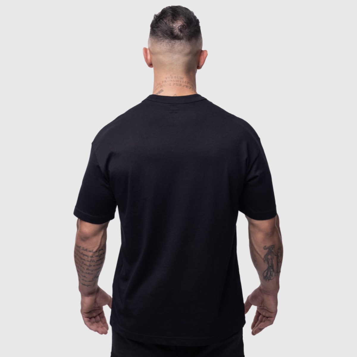 Oversize tričko Iron Aesthetics Vibe Tee, čierne · záber 5