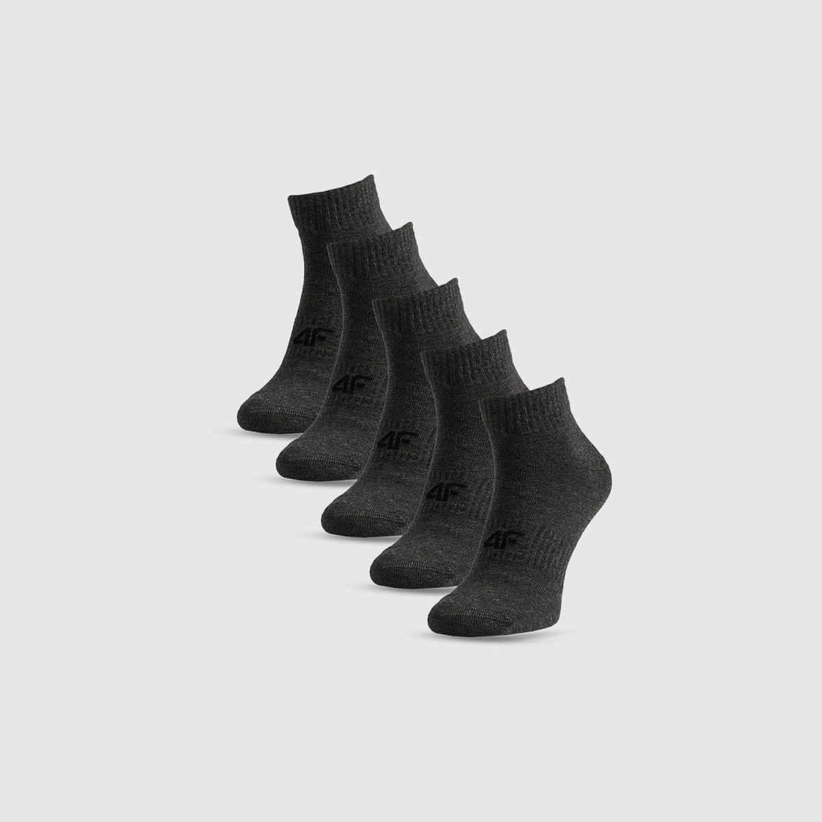 Ponožky krátke (5-pack) pánske - sivé · záber 1